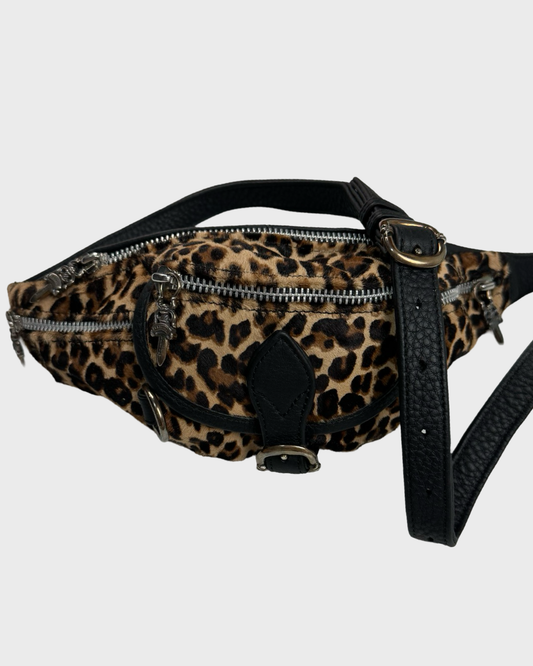 Chrome Hearts VIP Leopard pattern ponyhair snat bag SZ:OS