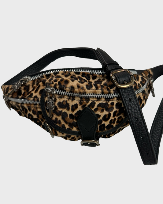 Chrome Hearts VIP Leopard pattern ponyhair snat bag SZ:OS