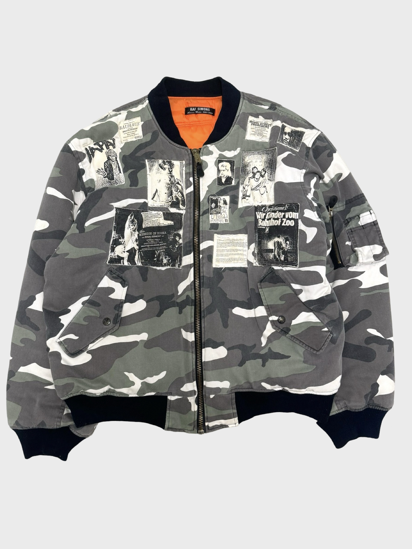 RAF SIMONS BOMBER JACKET MA1 ダウンジャケット RAF SIMONS