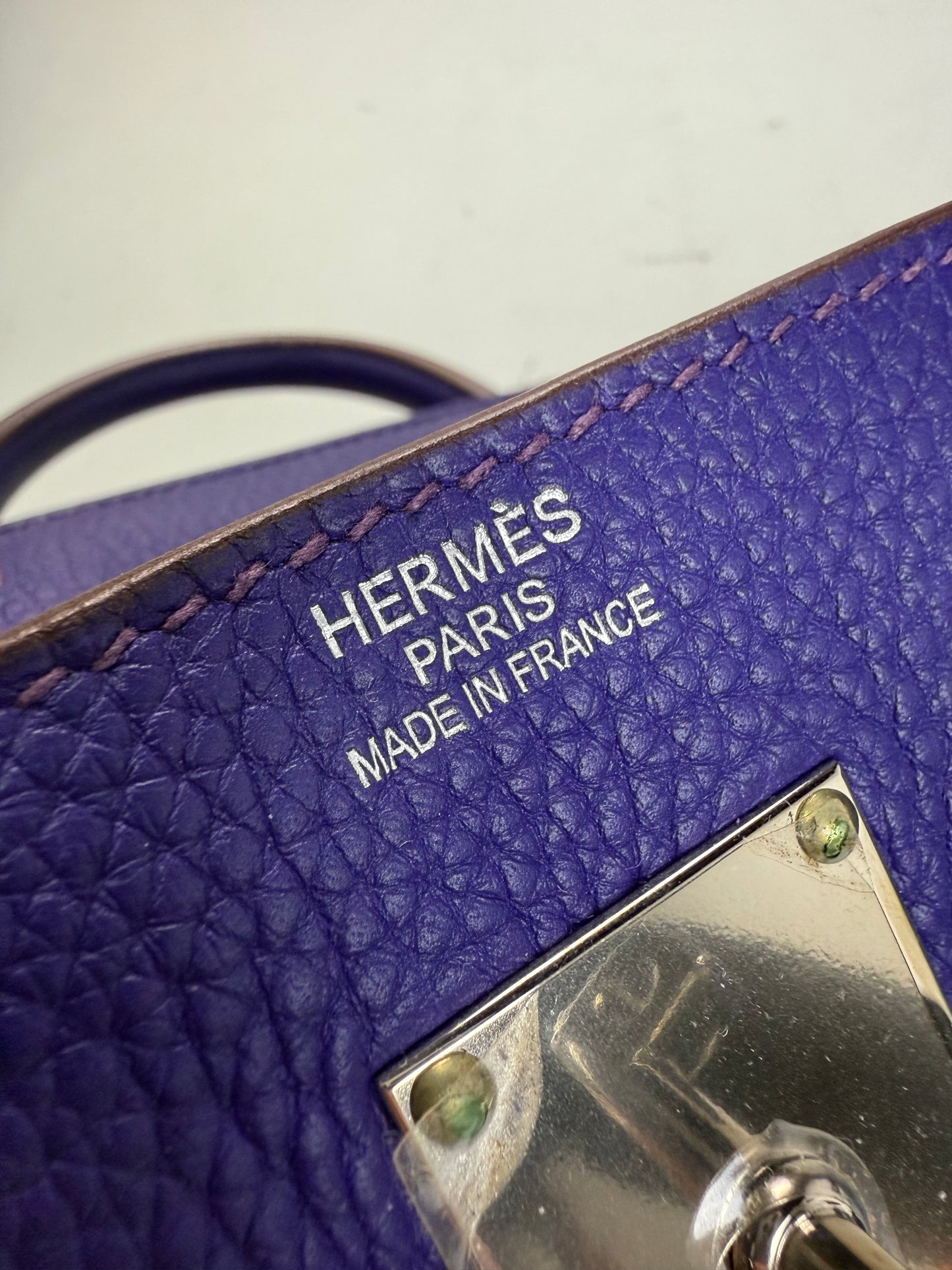 Hermès HAC 40 Birkin Bag Purple SZ:OS