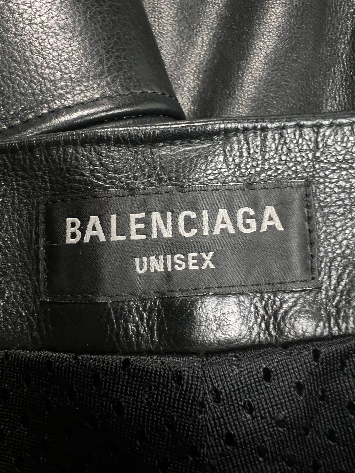 Balenciaga SS23 mudshow Moto Racing Leather Pants SZ:XS