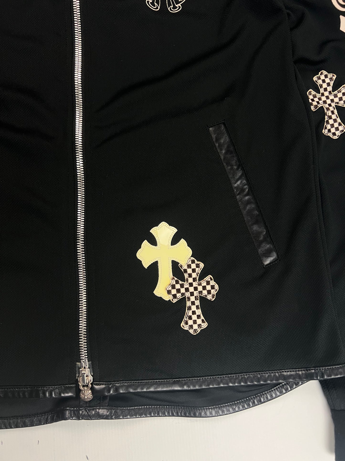 Chrome Hearts 1of1 Cross Patched Tracksuit Jacket SZ:M