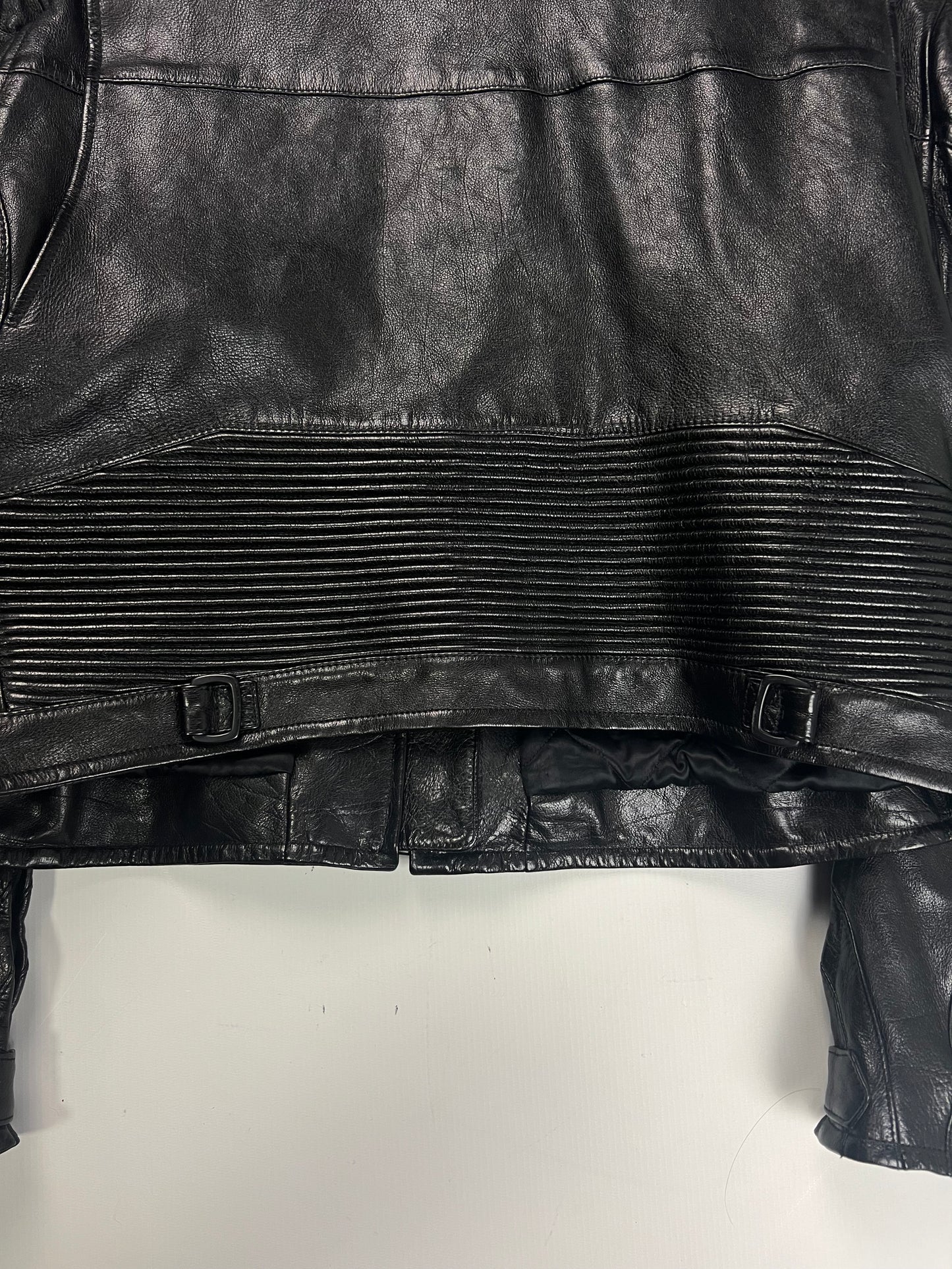 Balenciaga Buffalo Leather Jacket SZ:46