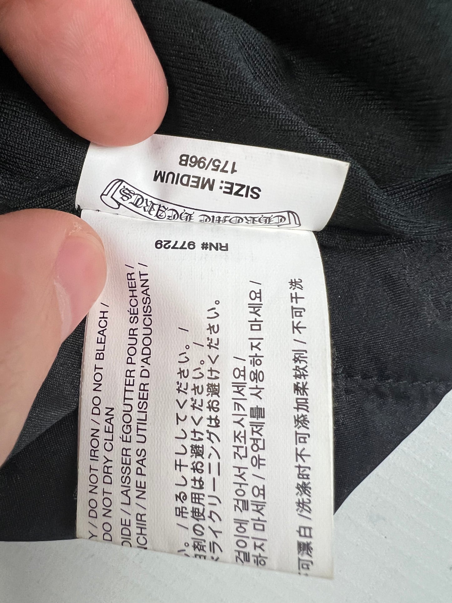 Chrome Hearts 1of1 Cross Patched Tracksuit Jacket SZ:M