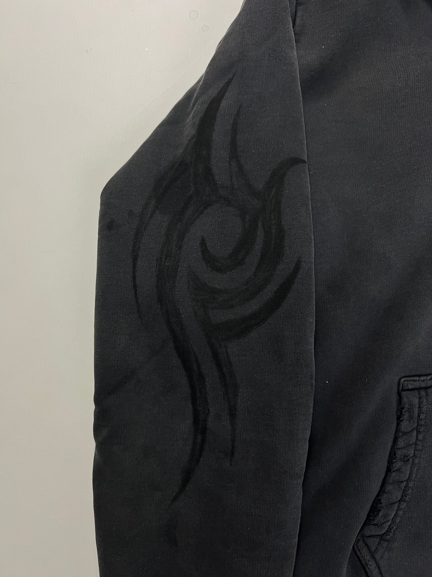 Balenciaga Zip-up Hoodie black SZ:L