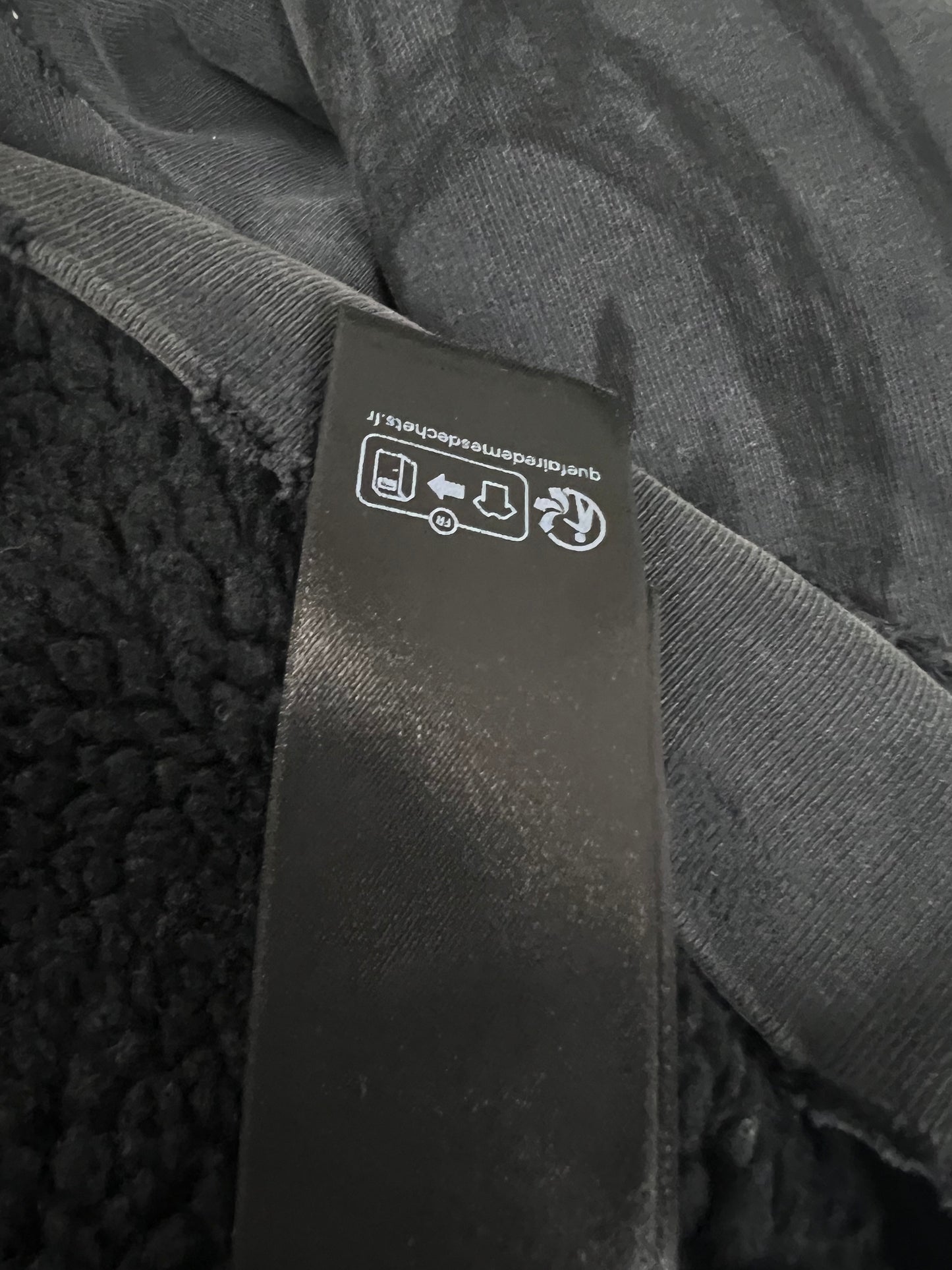 Balenciaga Zip-up Hoodie black SZ:L