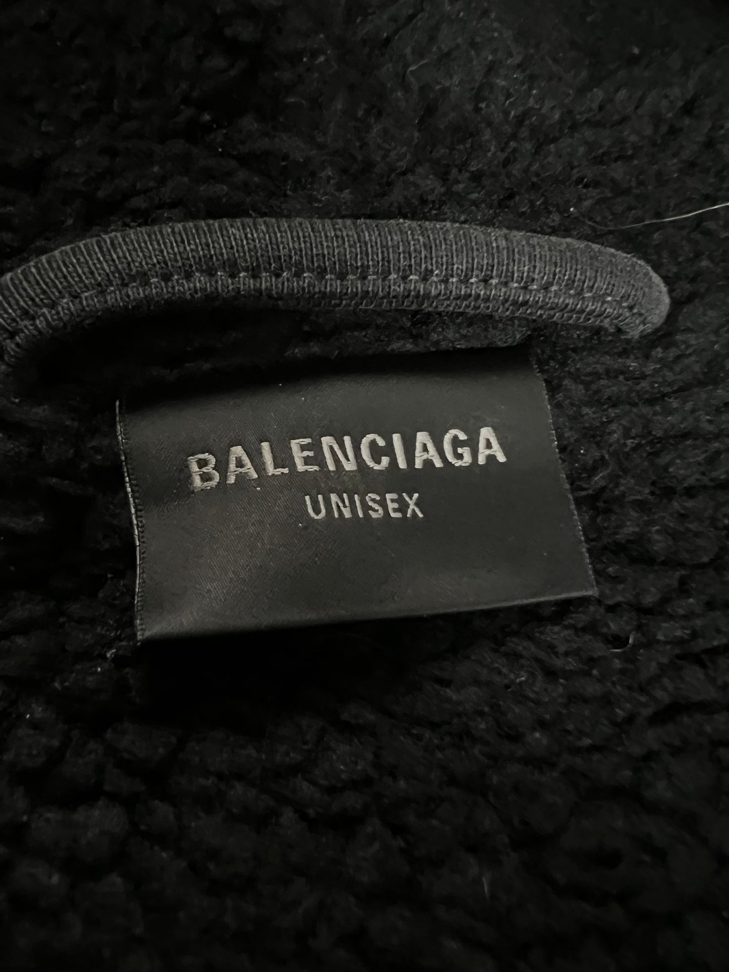 Balenciaga Zip-up Hoodie black SZ:L