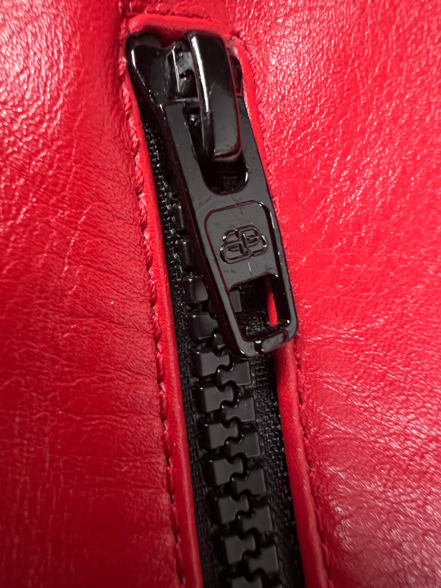Balenciaga SS19 Runway Red AKIRA Leather Jacket SZ:32