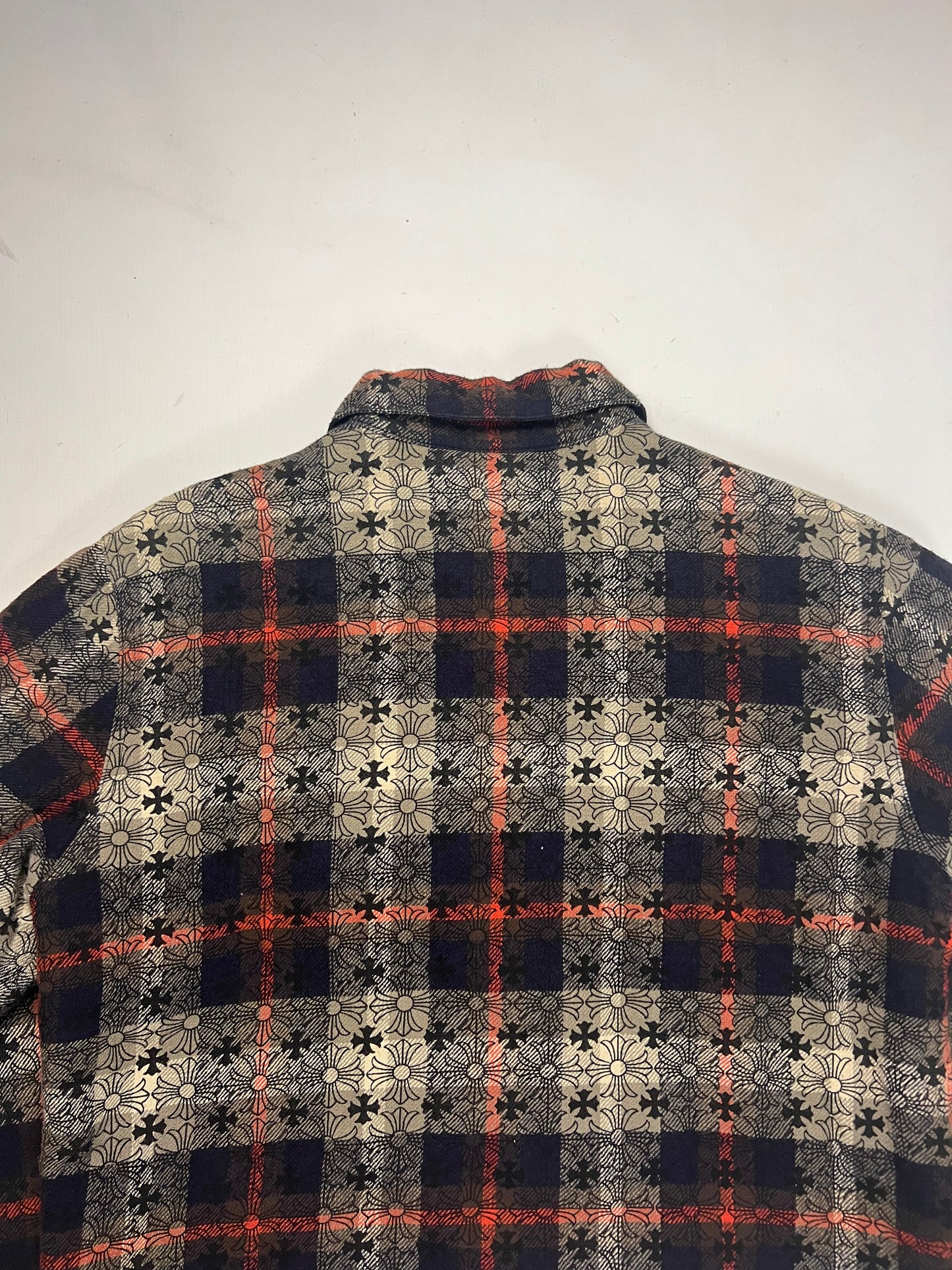 Chrome Hearts padded Button up Shirt SZ:S