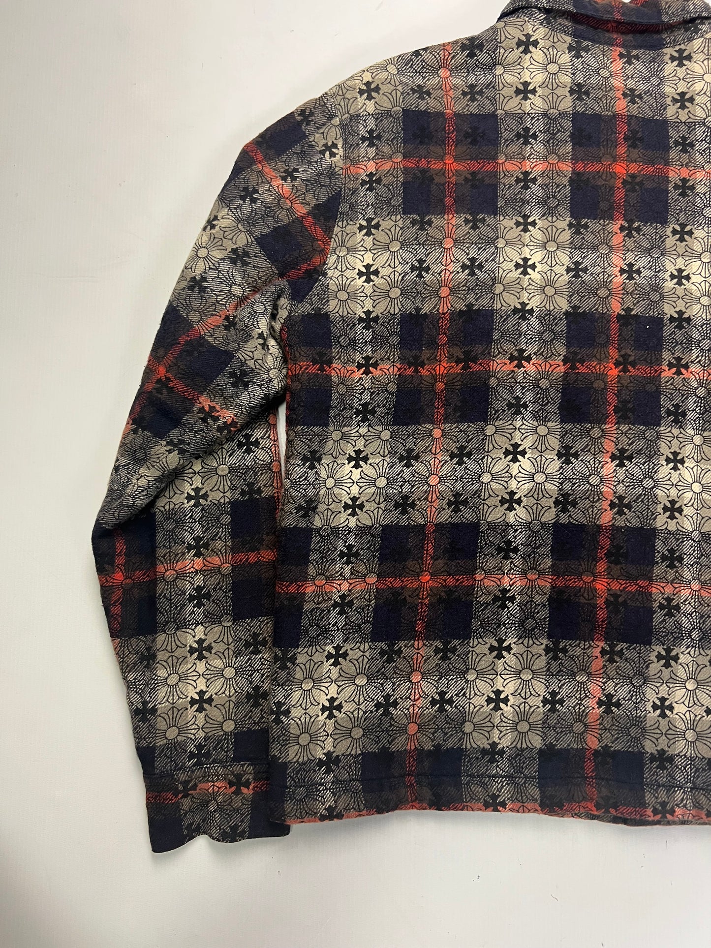 Chrome Hearts padded Button up Shirt SZ:S