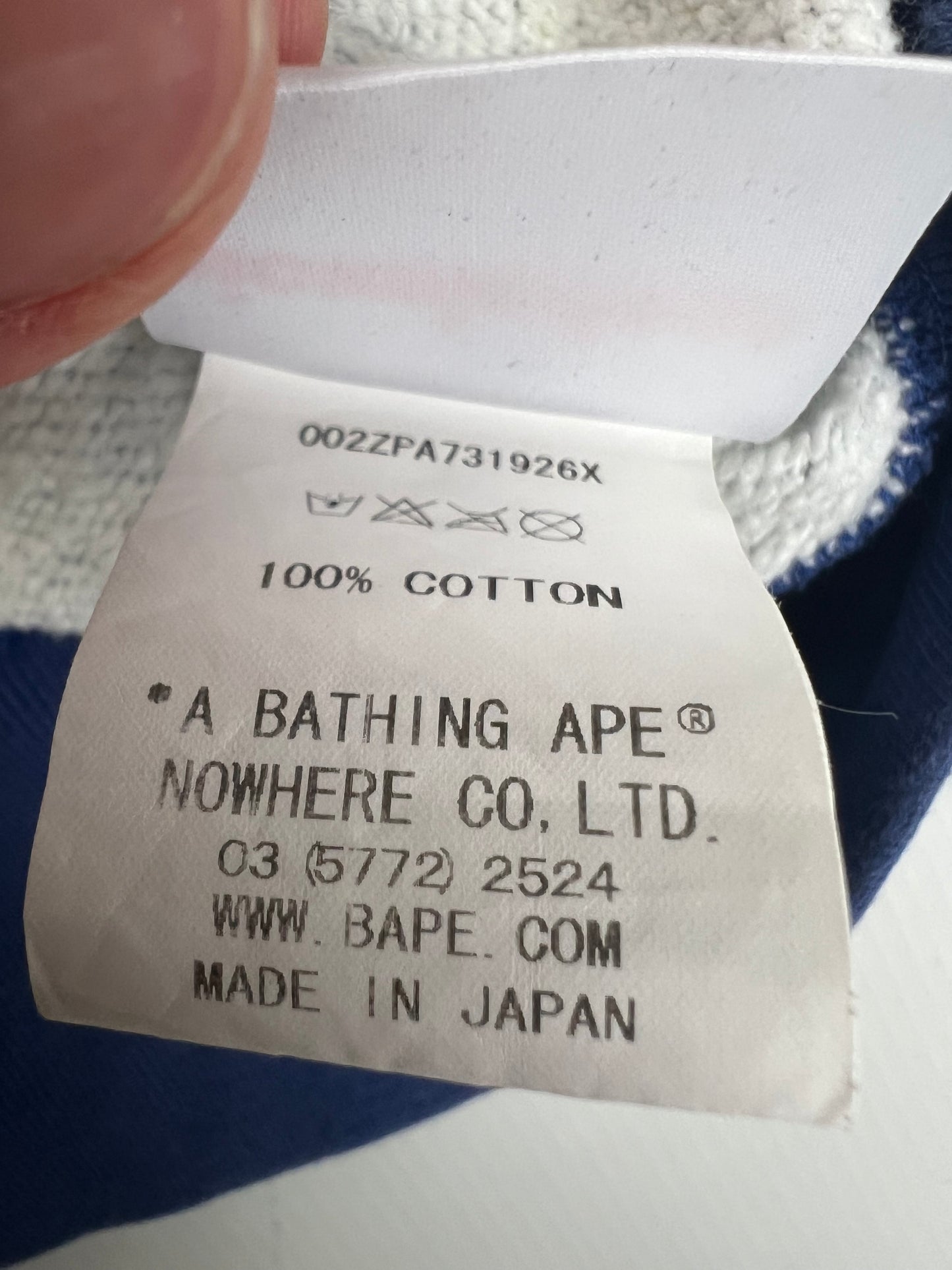 A Bathing Ape x Spongebob Zip-up Hoodie SZ:M