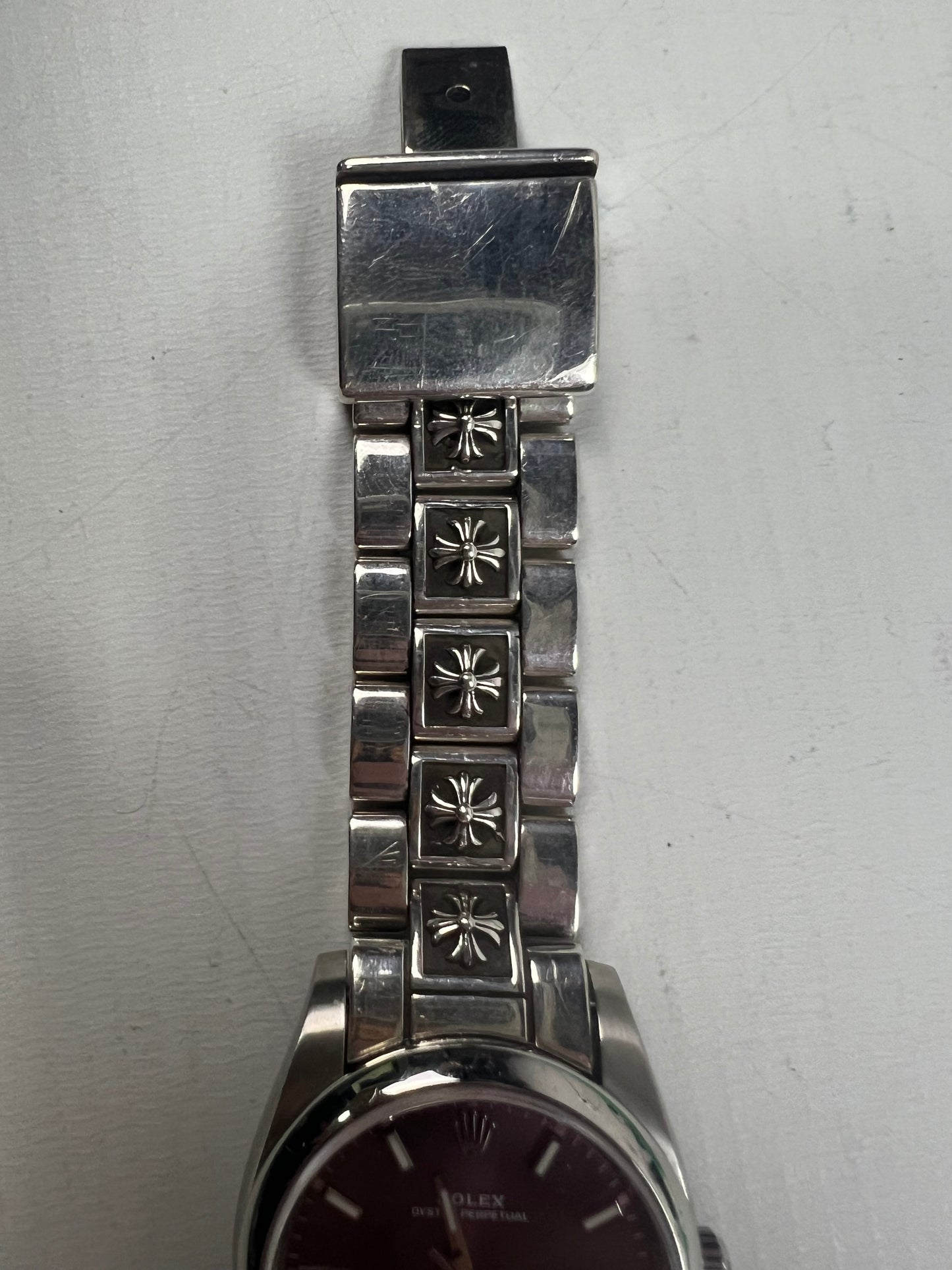 Chrome Hearts x Rolex Oyster Perpetual Purple dial SZ:OS