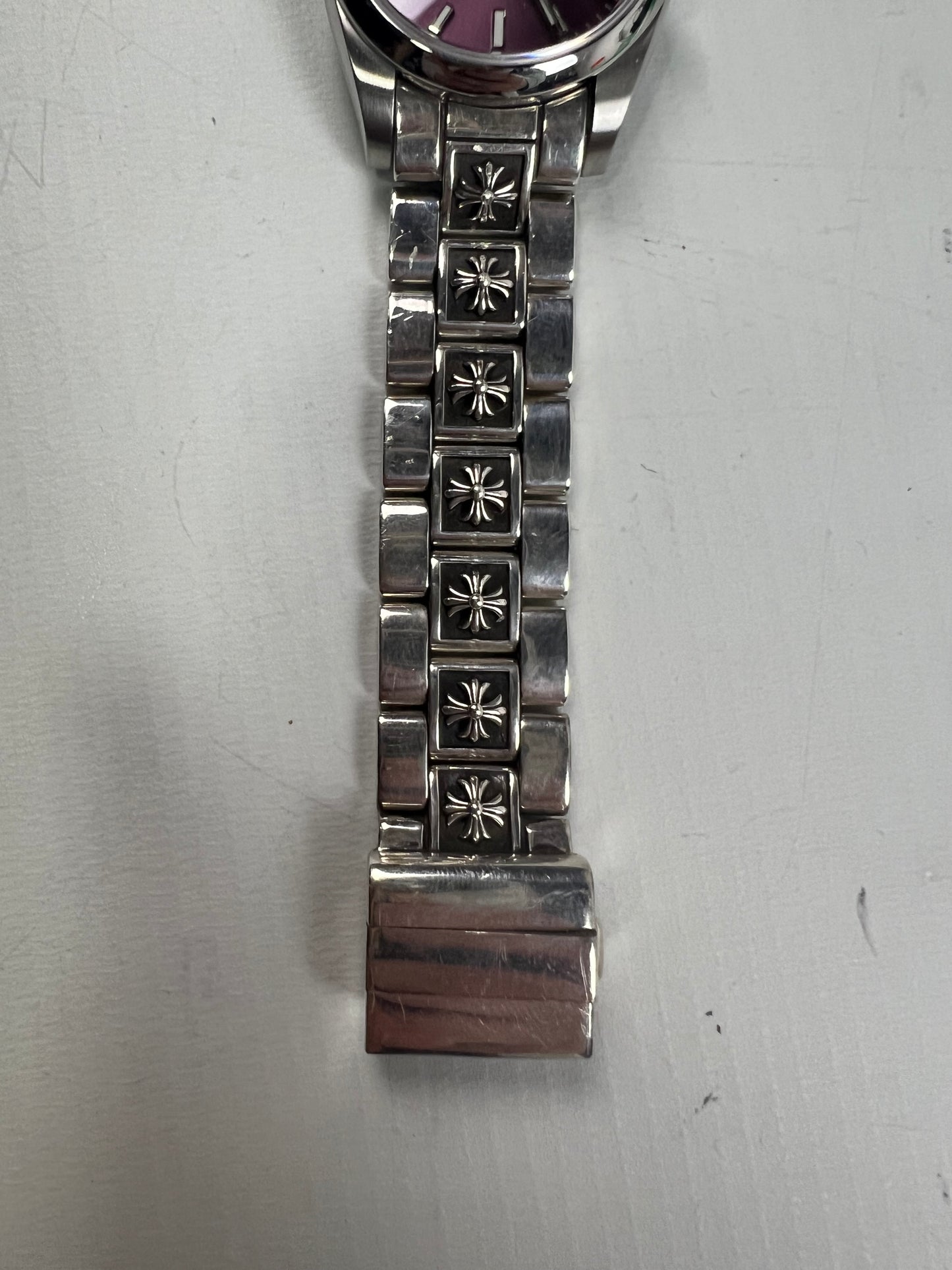 Chrome Hearts x Rolex Oyster Perpetual Purple dial SZ:OS