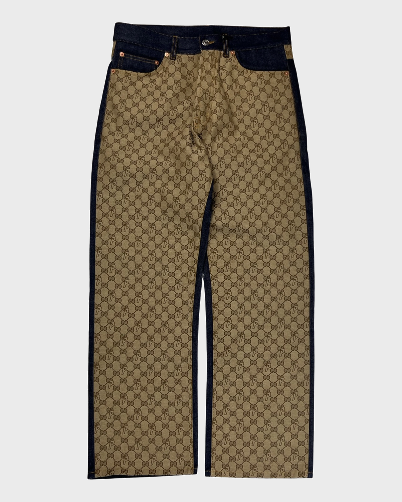Gucci GG Monogram-Pattern Zip-Up Jacket Brown/Pink Men's - SS23 - US