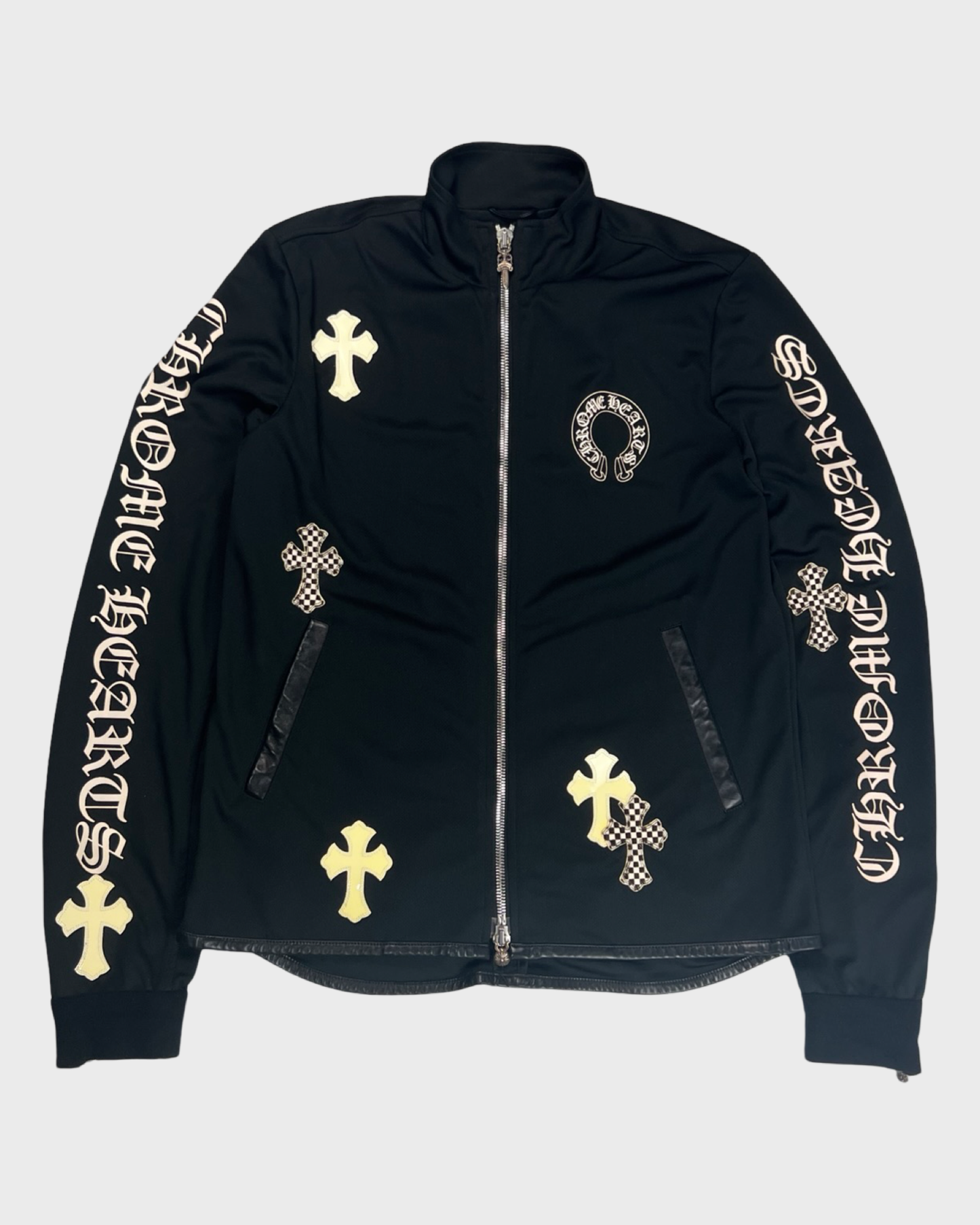 Chrome Hearts 1of1 Cross Patched Tracksuit Jacket SZ:M