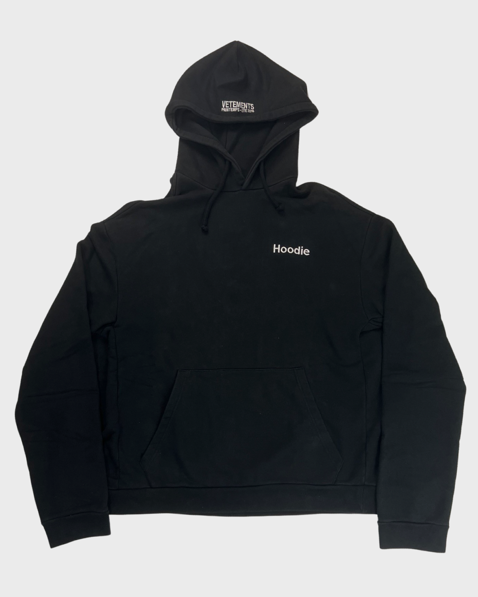 Vetements SS16 OG „Hoodie“ definition Hoodie SZ:S – Bankofgrails