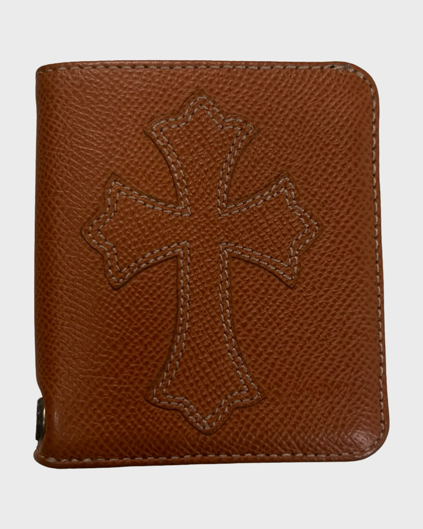 [HAZZYS] 25SS Brown Initial Pattern Half Wallet / 韓国発 HAZZYS] 25SS Brown Initial Pattern Half Wallet / 韓国発