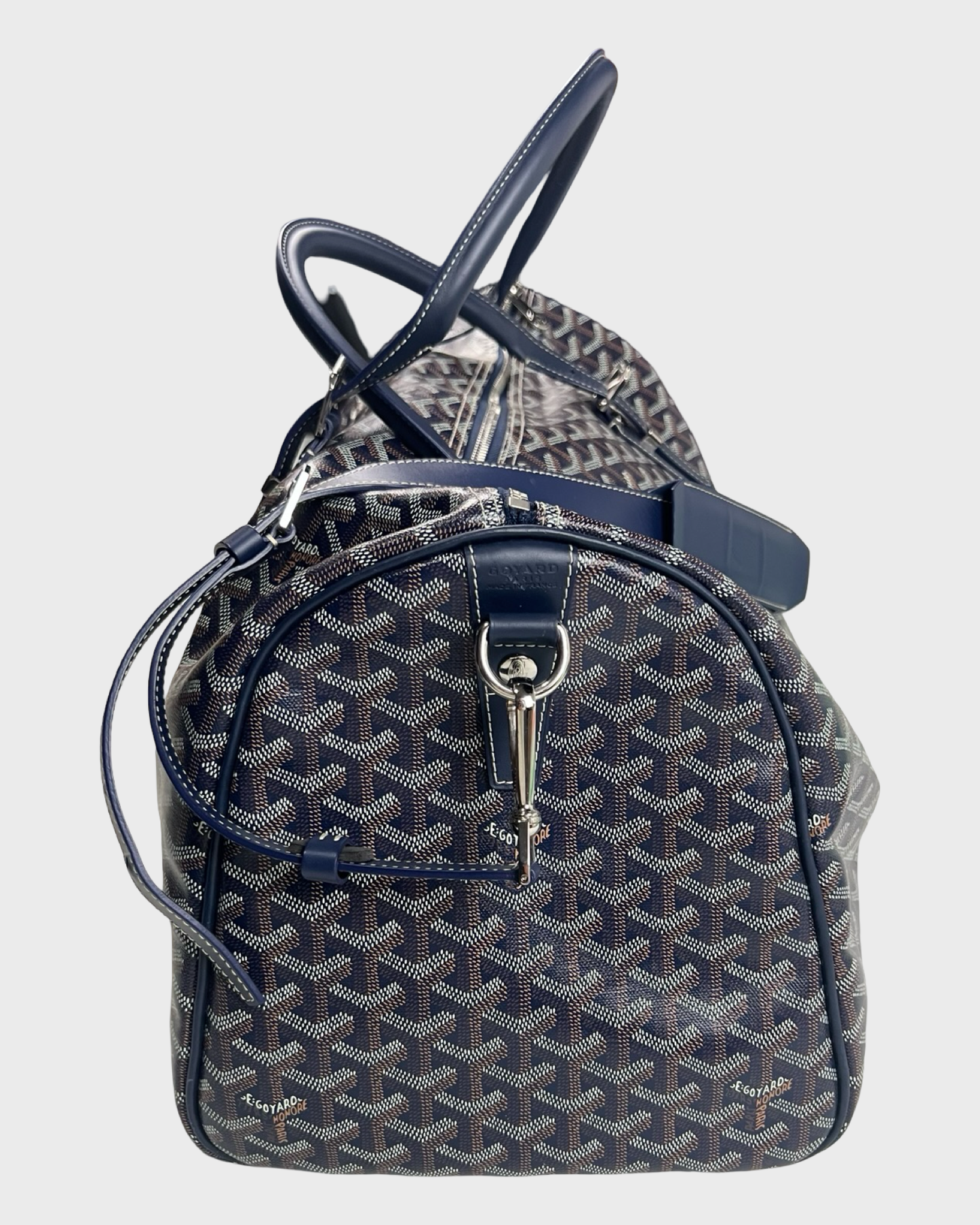 Goyard BOSTON 50 Travel Bag navy Blue SZ:OS