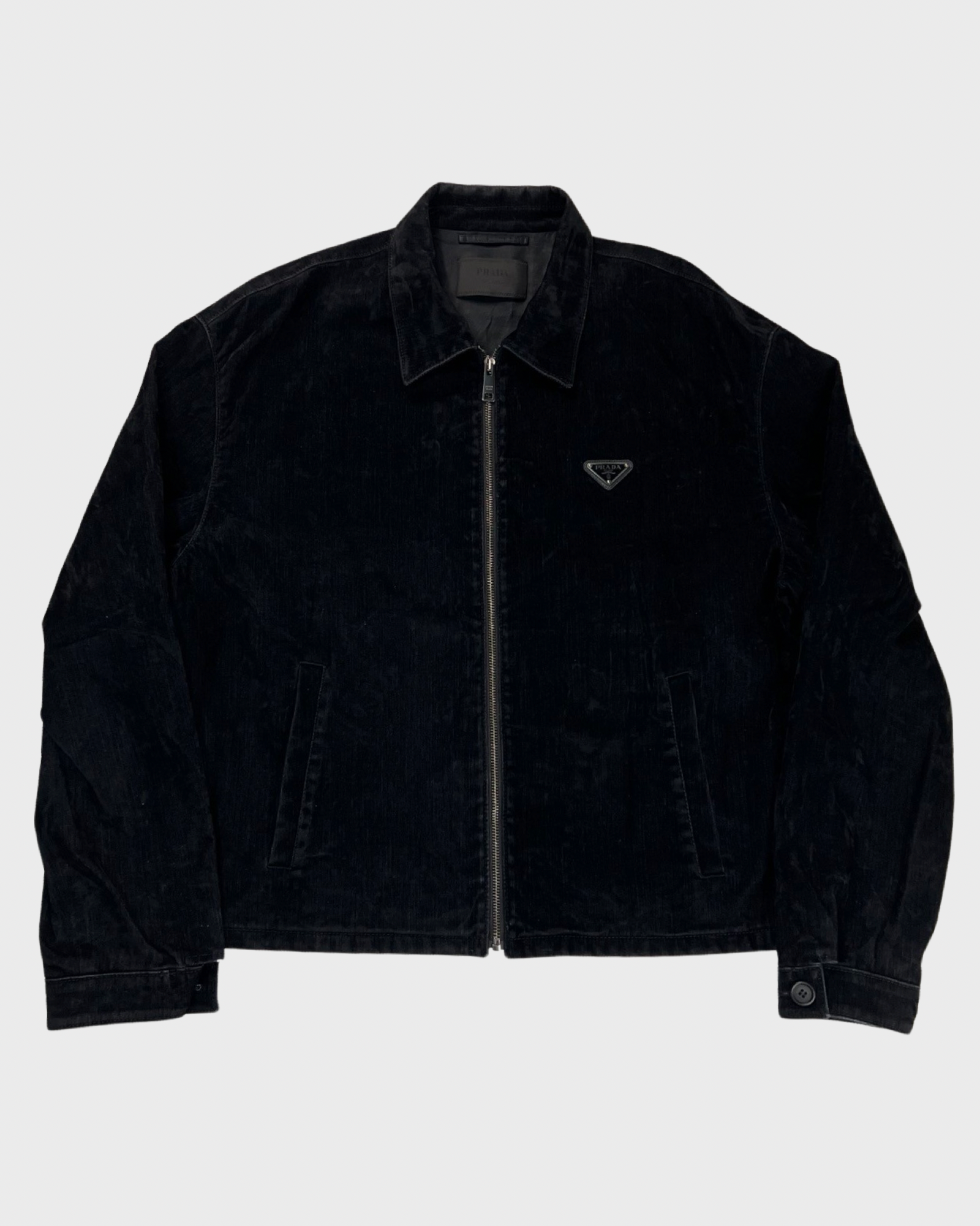 Prada Canvas Jacket | Brown | FARFETCH