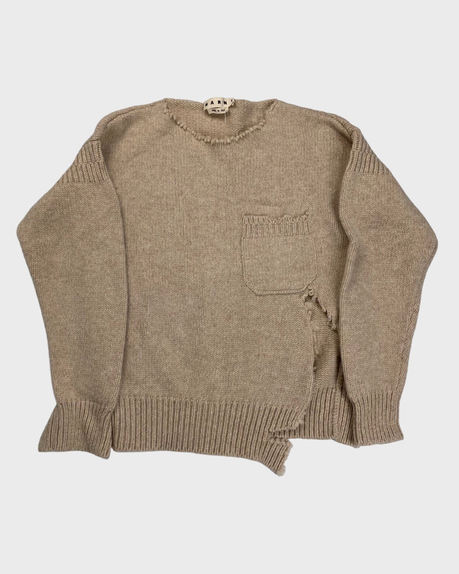 【関税込み】marni Destroyed effect sweater Marni Destroyed Effect Sweater | ShopSimon