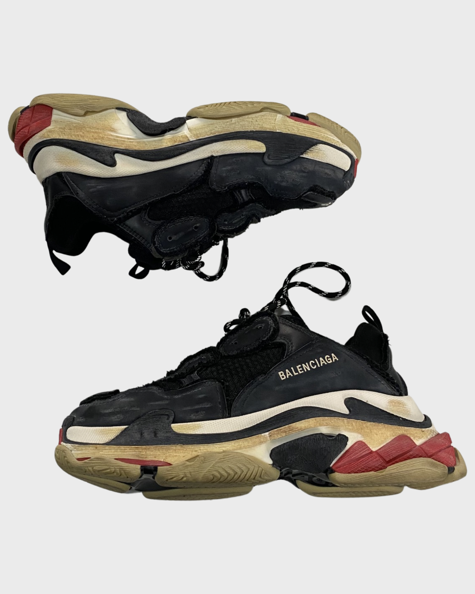 【関税負担】 BALENCIAGA TRIPLE S SNEAKERS Buy Balenciaga Triple S Sneaker 'Allover Logo - Grey' 2024