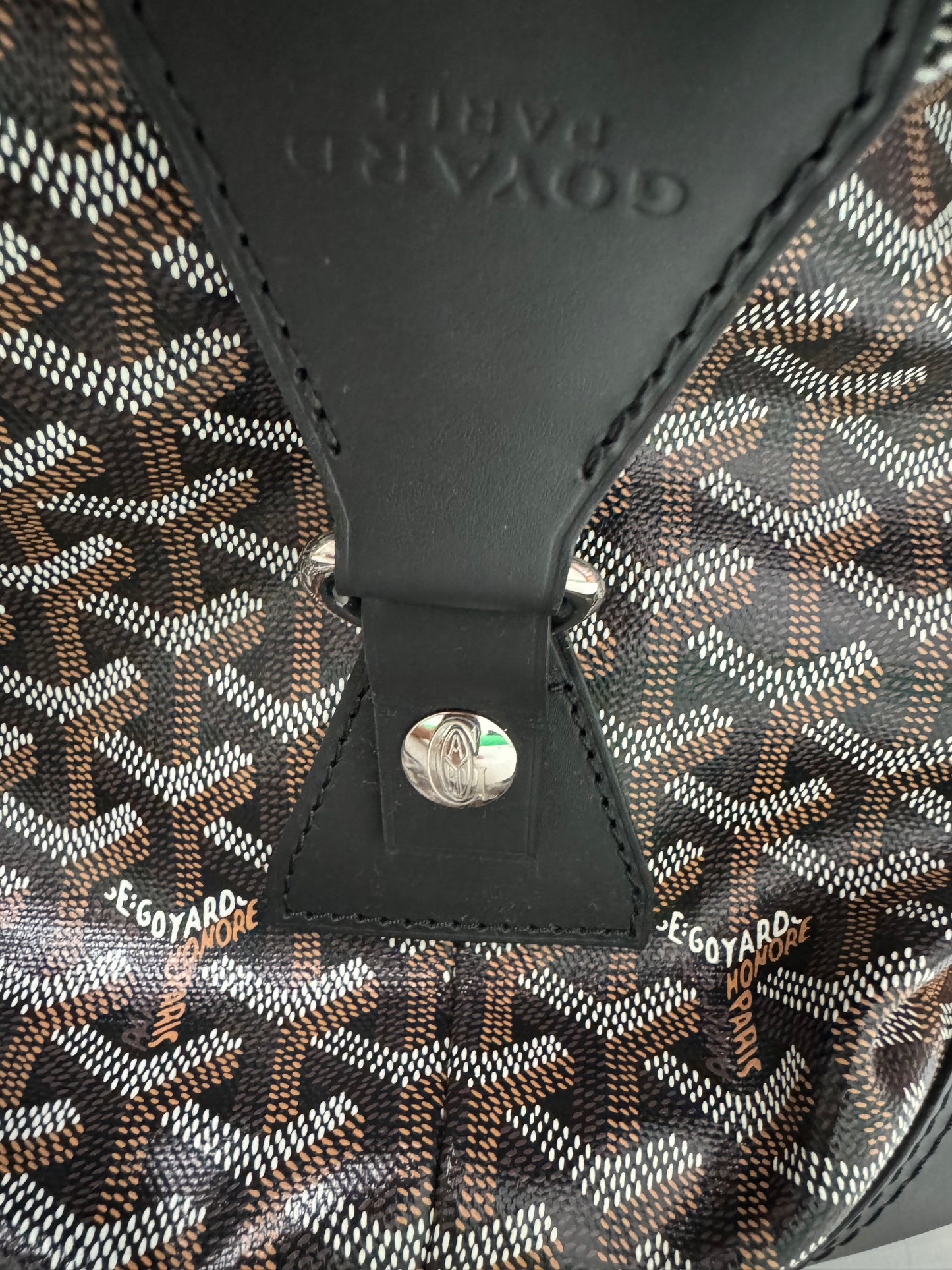 Goyard Boeing 55 Travel Duffle Bag in black SZ:OS