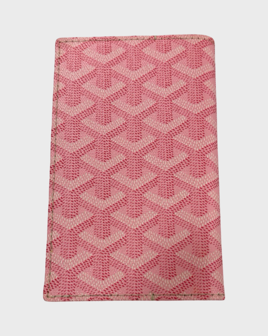 Goyard Japan Exclusive 2008 Sakura Pink Passport Holder SZ:OS