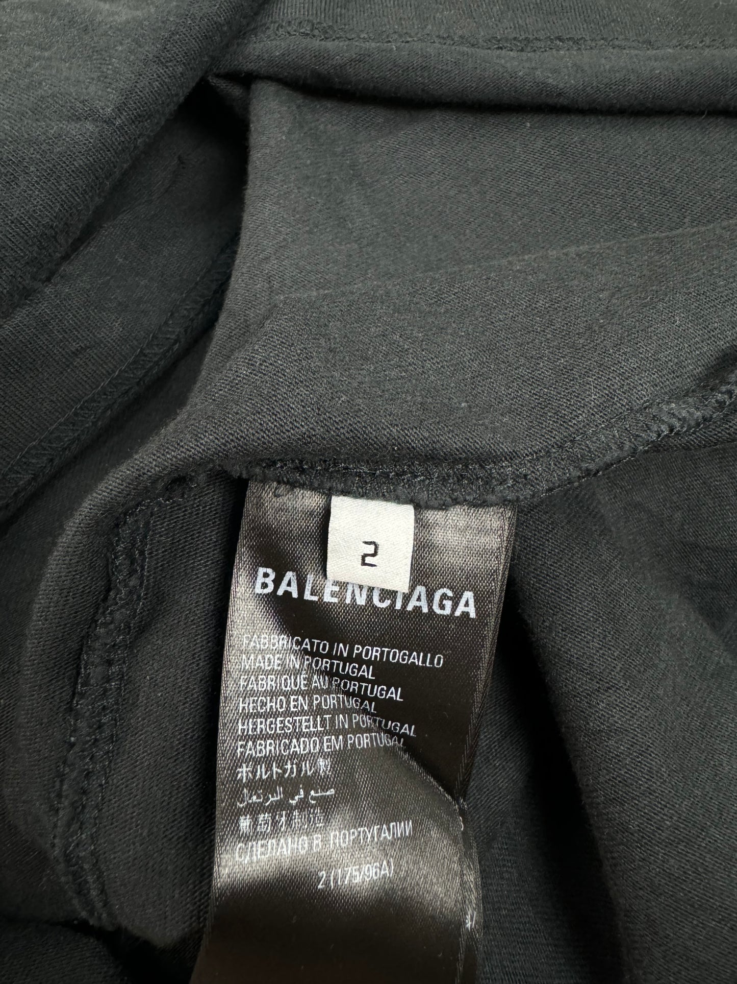 Balenciaga 1of1 Upcycled Painless GAMER T SHIRT TEE SZ:2