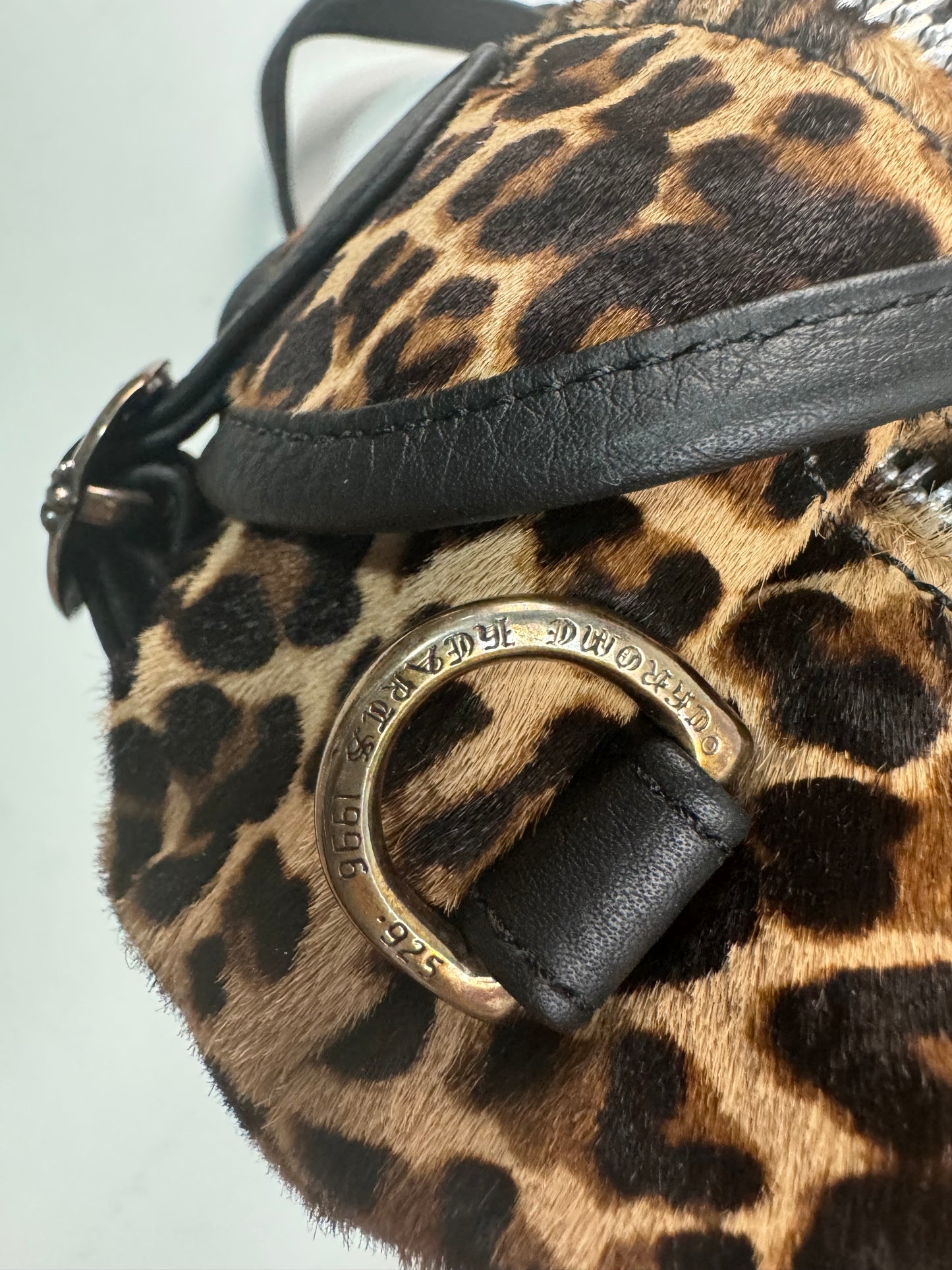 Chrome Hearts VIP Leopard pattern ponyhair snat bag SZ:OS