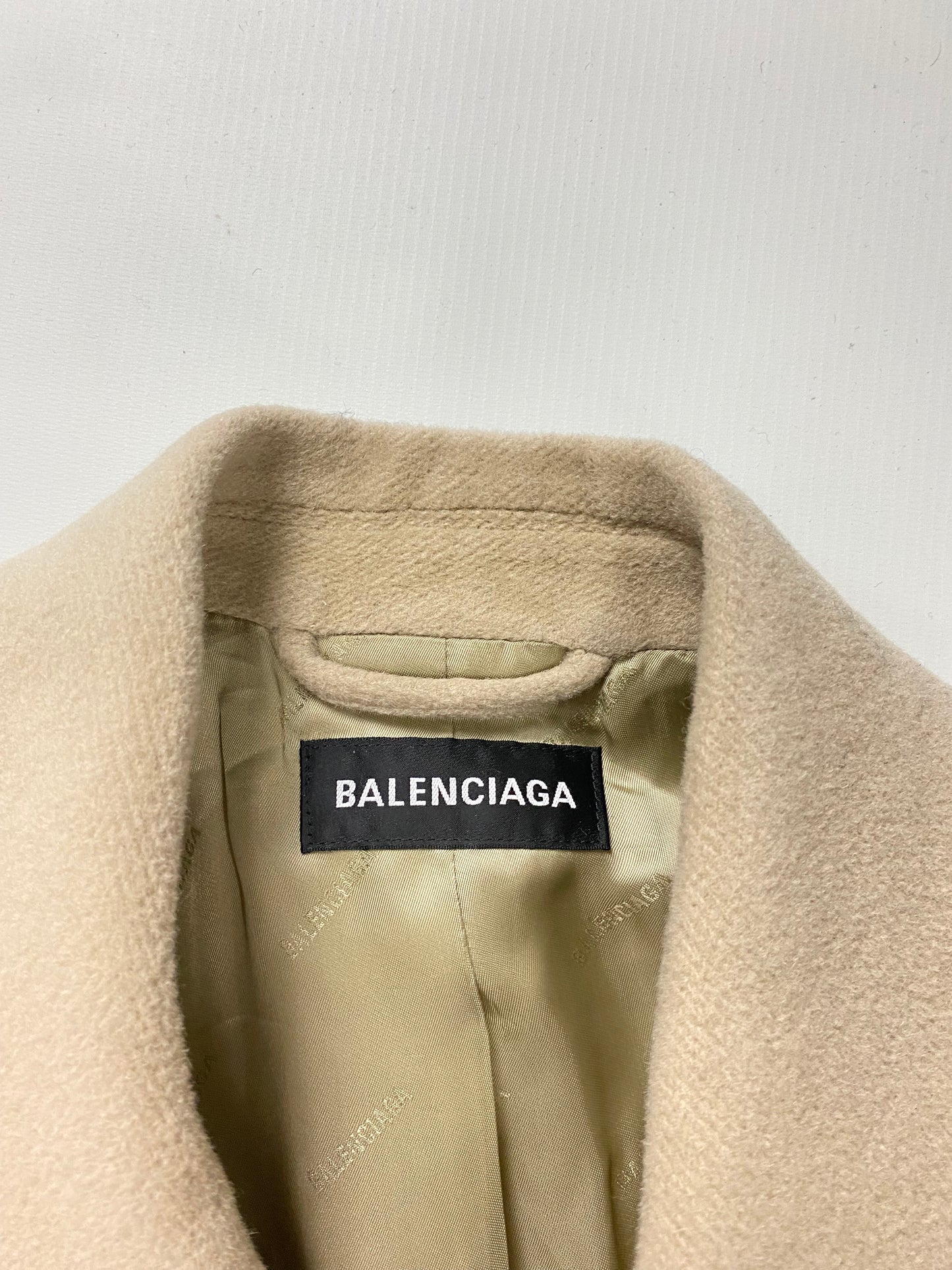 Balenciaga AW20 steroid coat camel beige SZ:46