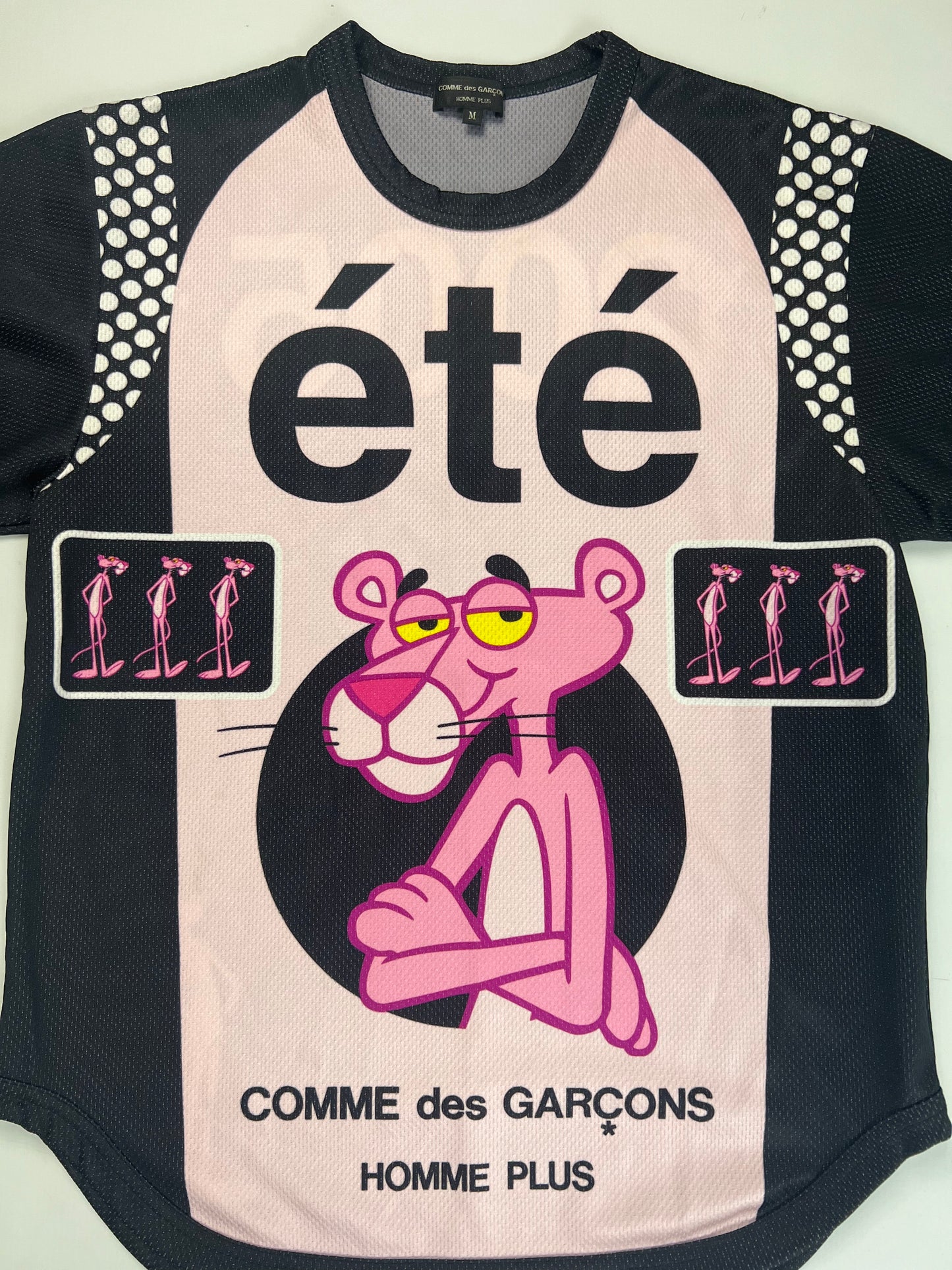 CDG SS05 Pink panther cycling tee shirt SZ:M