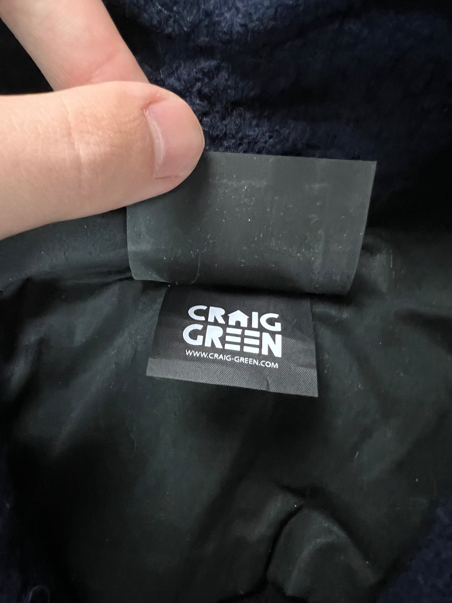 Craig Green AW17 1of1 runway wool heavy scuba jacket SZ:L