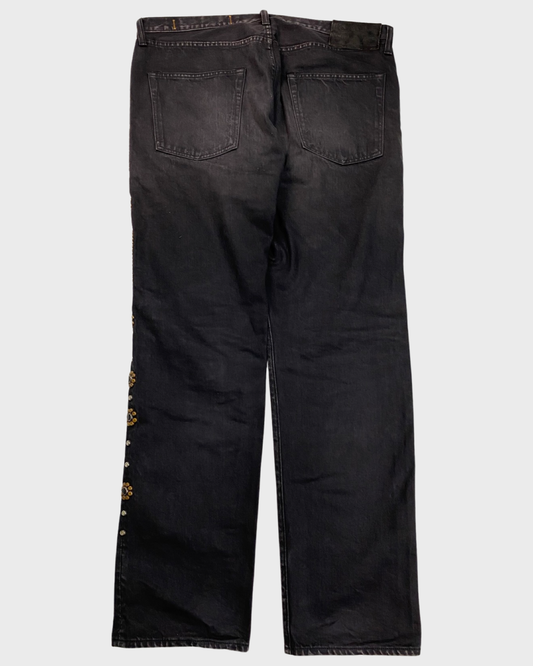 Kapital Gemstone jewel jeans in black SZ:W38