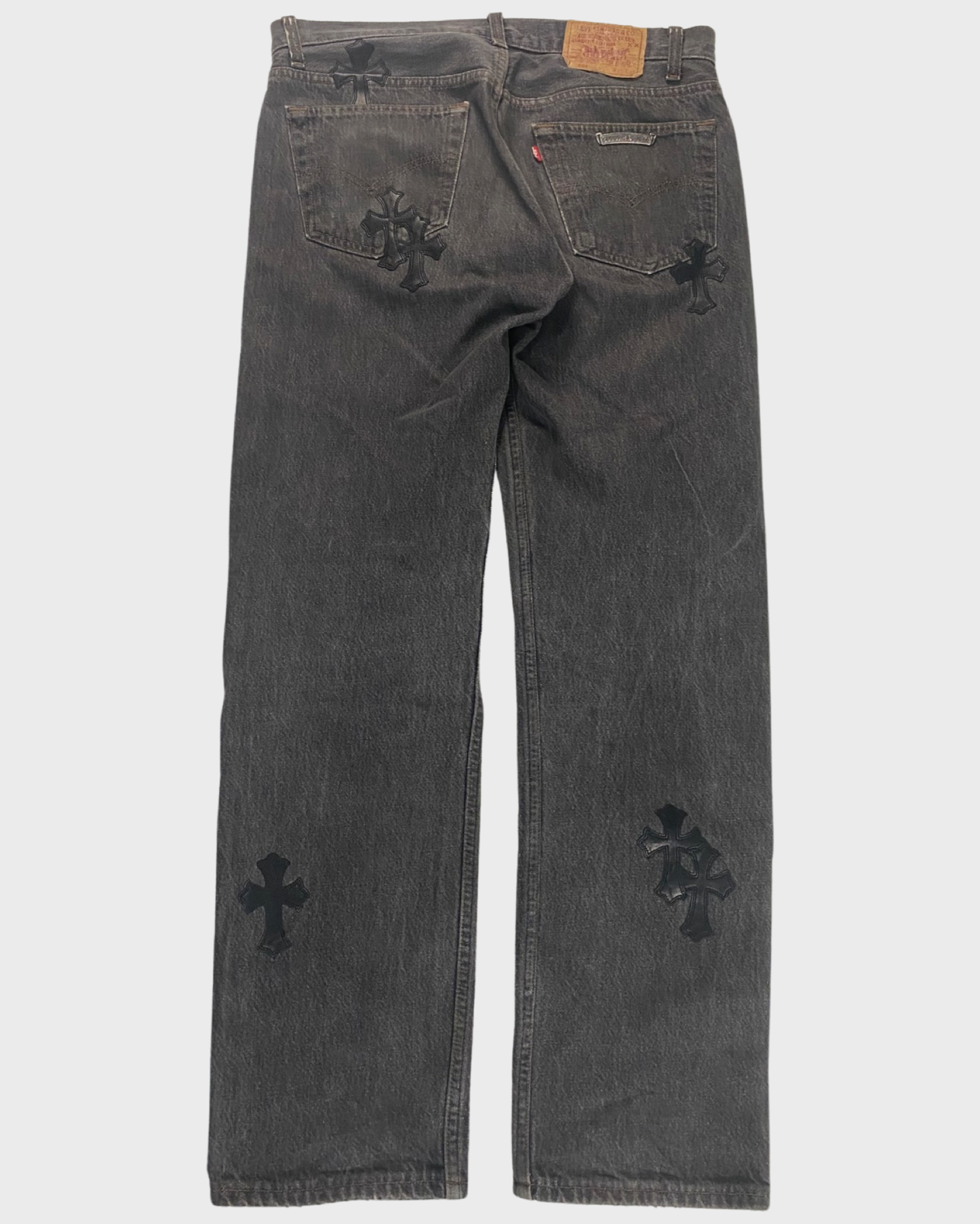 Chrome Hearts Cross Patch Jeans