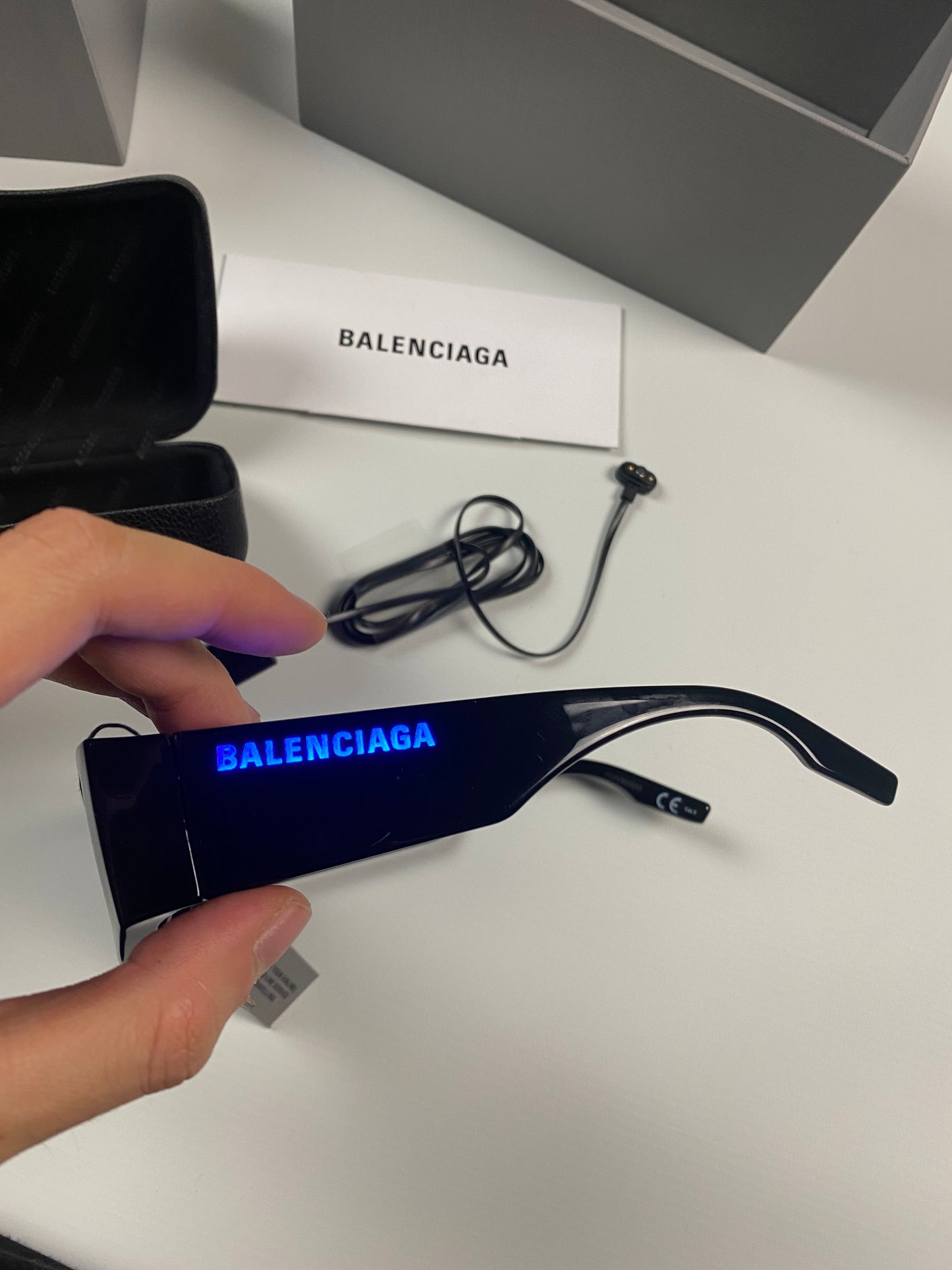 BALENCIAGA LED glasses SIZE:OS