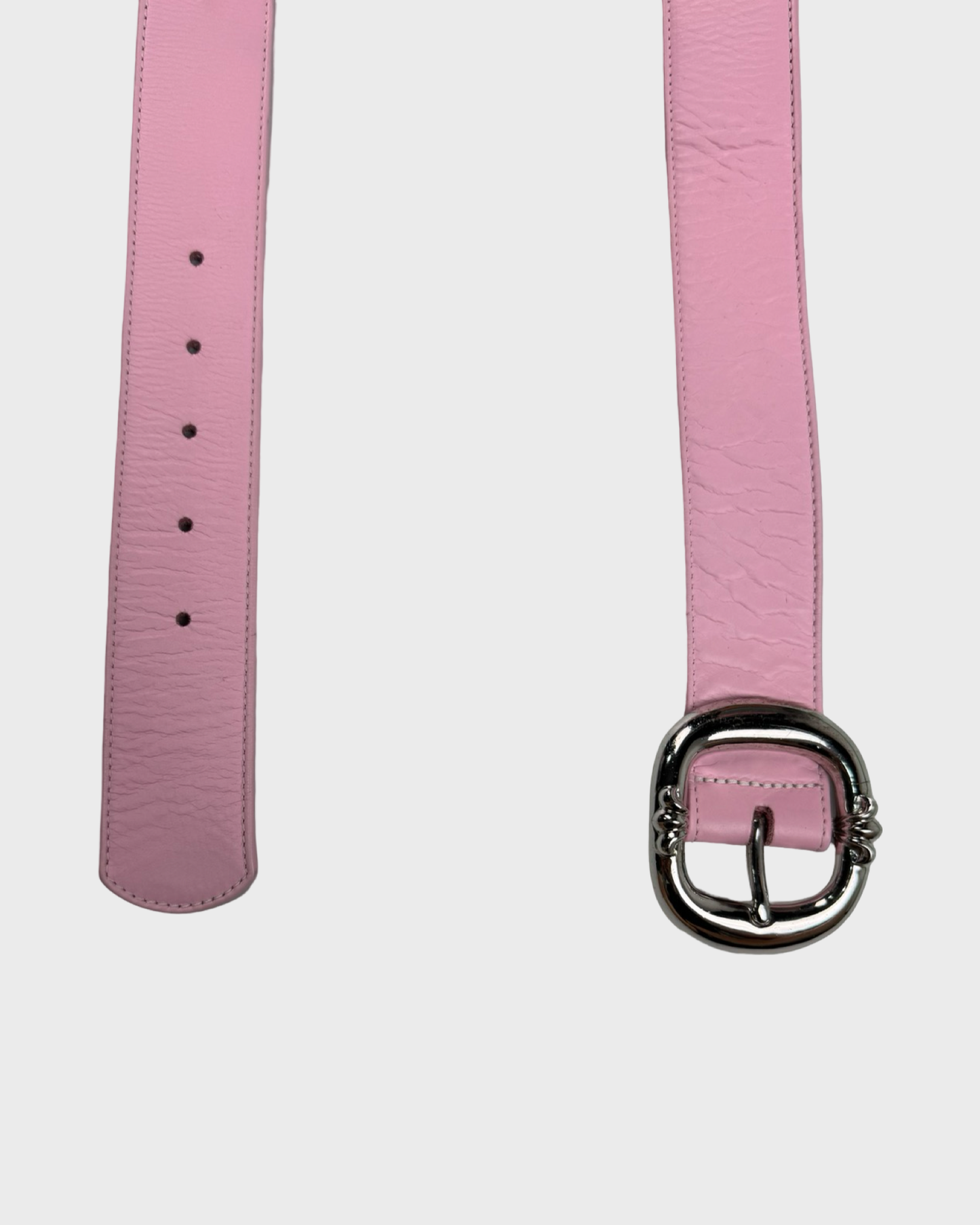 Chrome Hearts Gunslinger Belt in Pink super soft leather SZ:34