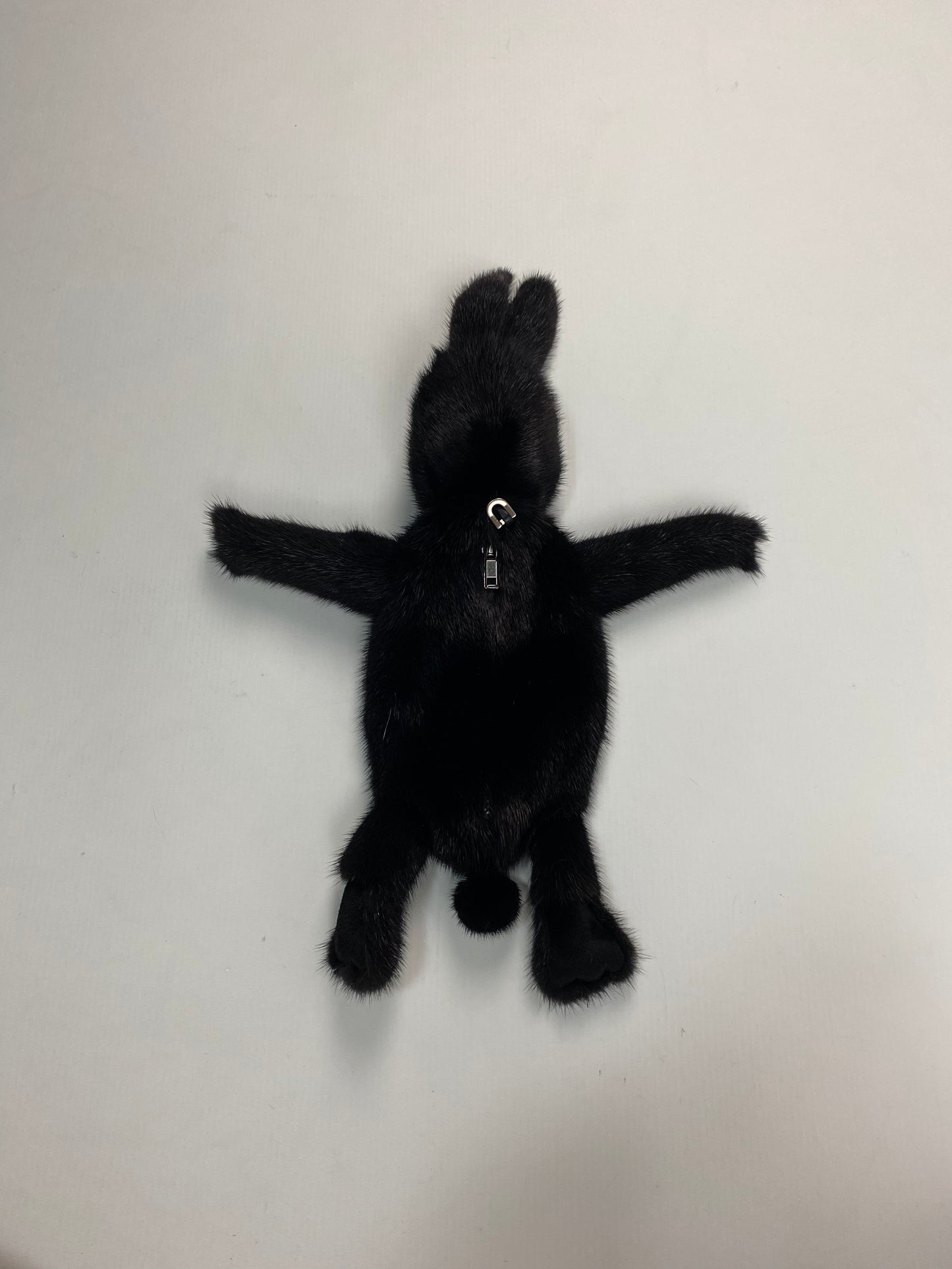 Rick Owens mink fur bunny bag in black SZ:OS