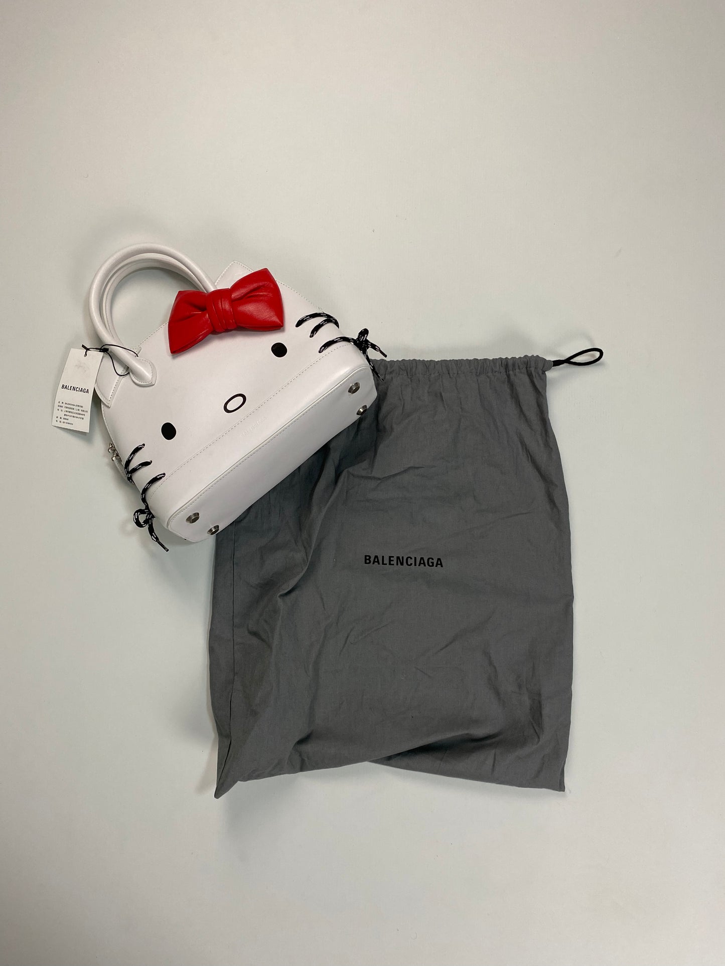 Balenciaga SS20 white hello kitty bag SZ:Large