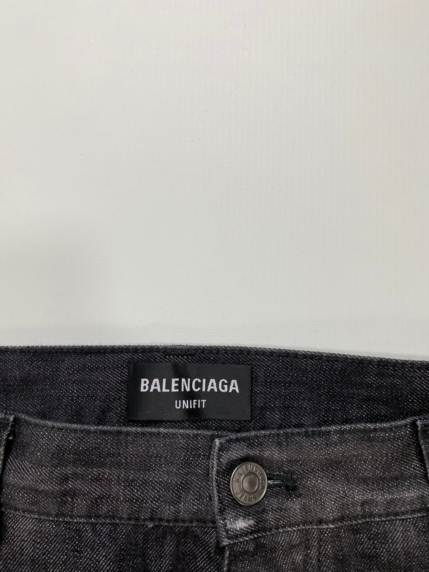 Balenciaga SS22 red carpet grey ripped baggy jeans SZ:XS|S