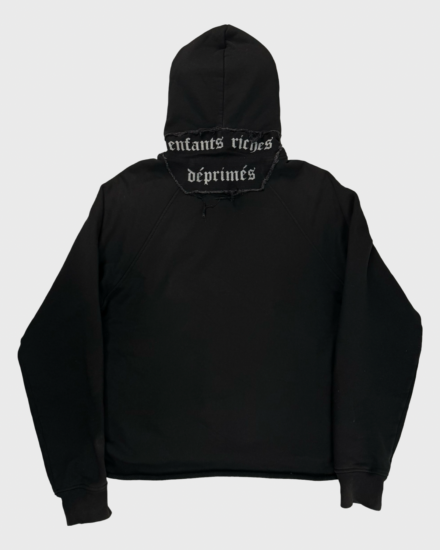 1OF1 ENFANTS RICHES DEPRIMES ERD CAR CRASH PATCH HOODIE SZ:XS