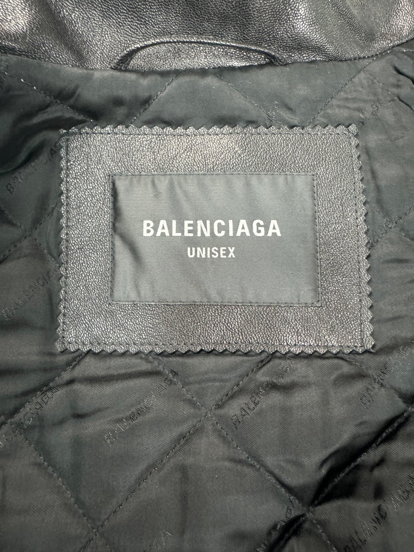 Balenciaga TAXI SPORTY B LEATHER JACKET BLOUSON SZ:XXS