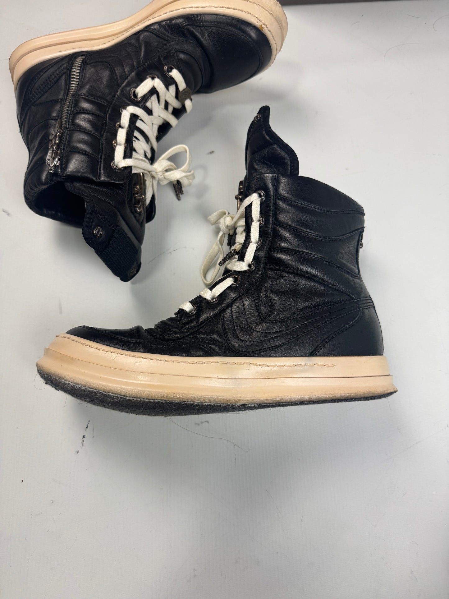 Rick Owens Chrome Hearts Dunks black SZ:42