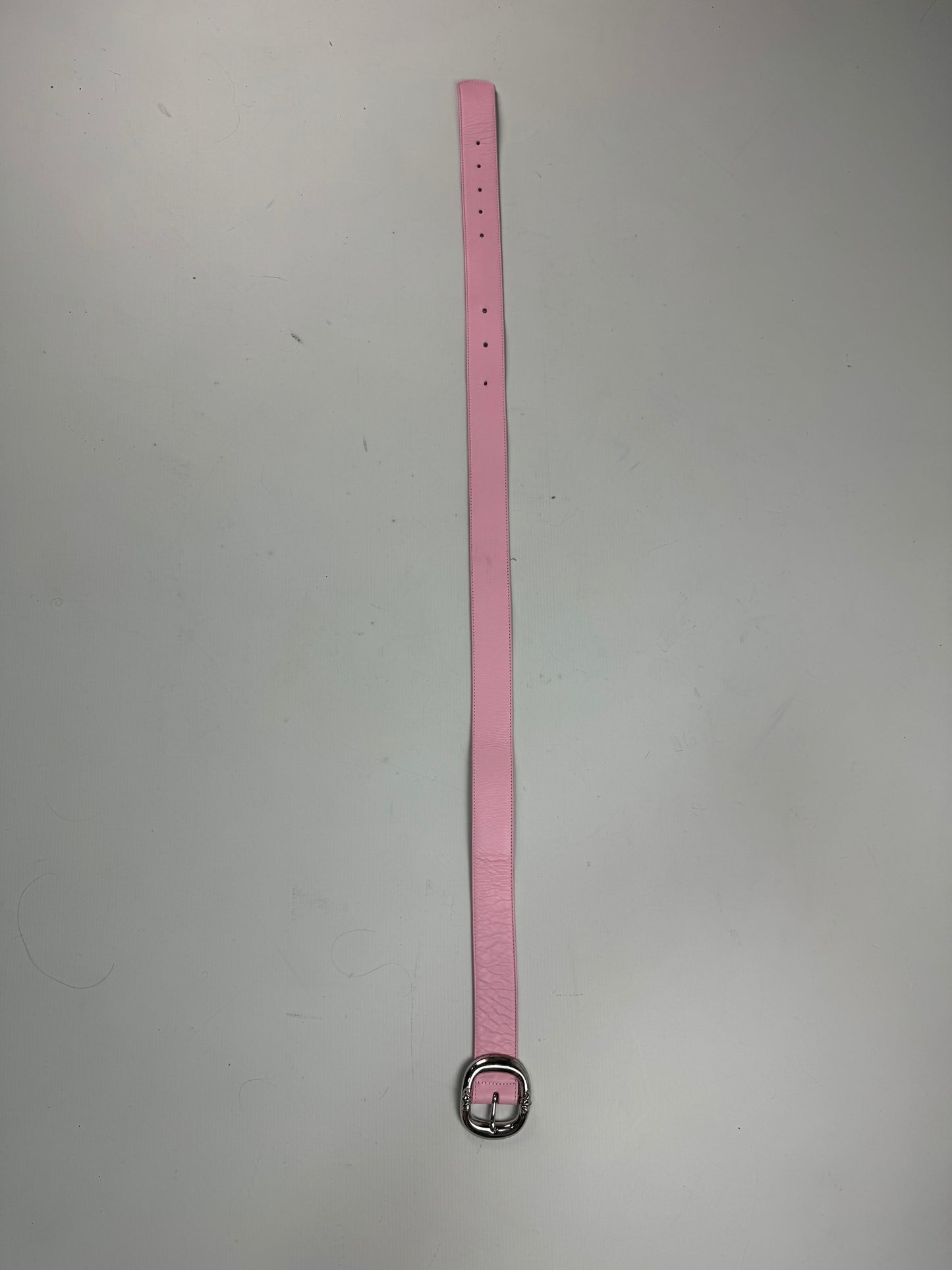 Chrome Hearts Gunslinger Belt in Pink super soft leather SZ:34