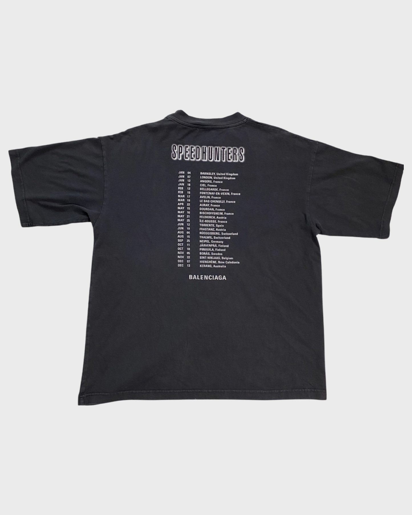 Balenciaga AW18 speedhunters tee T-Shirt