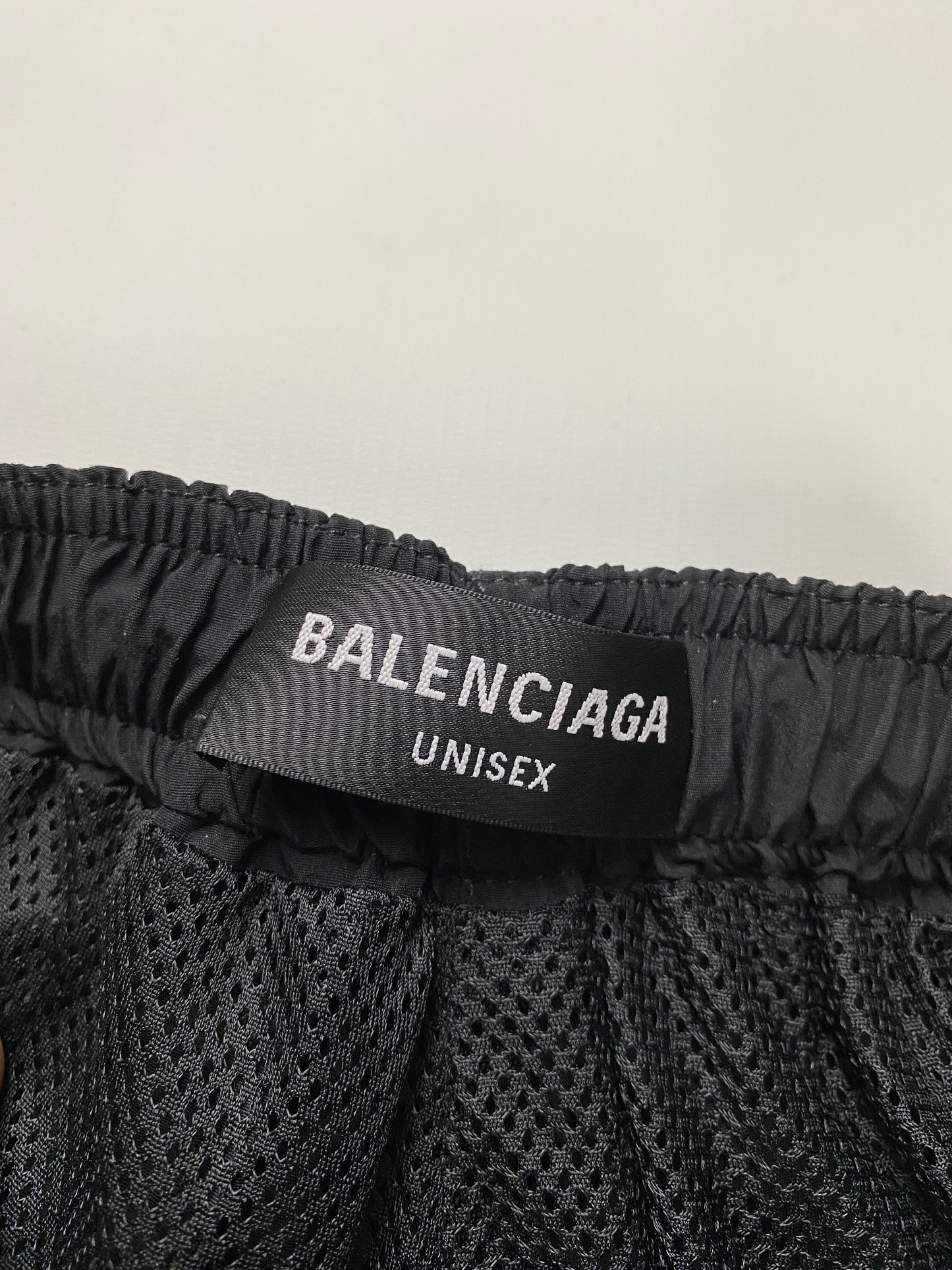 Balenciaga hybrid Sporty B trackpants x jeans in black grey & white SZ:XS