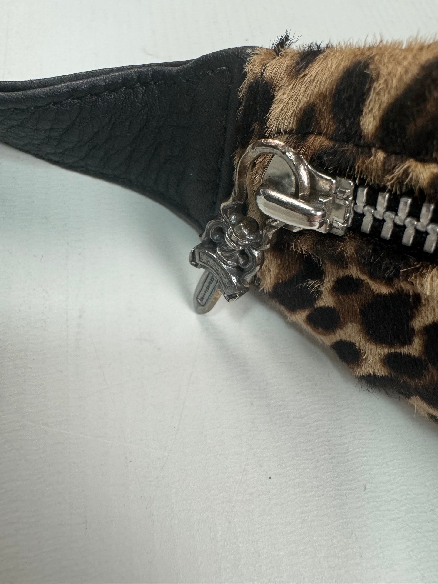 Chrome Hearts VIP Leopard pattern ponyhair snat bag SZ:OS