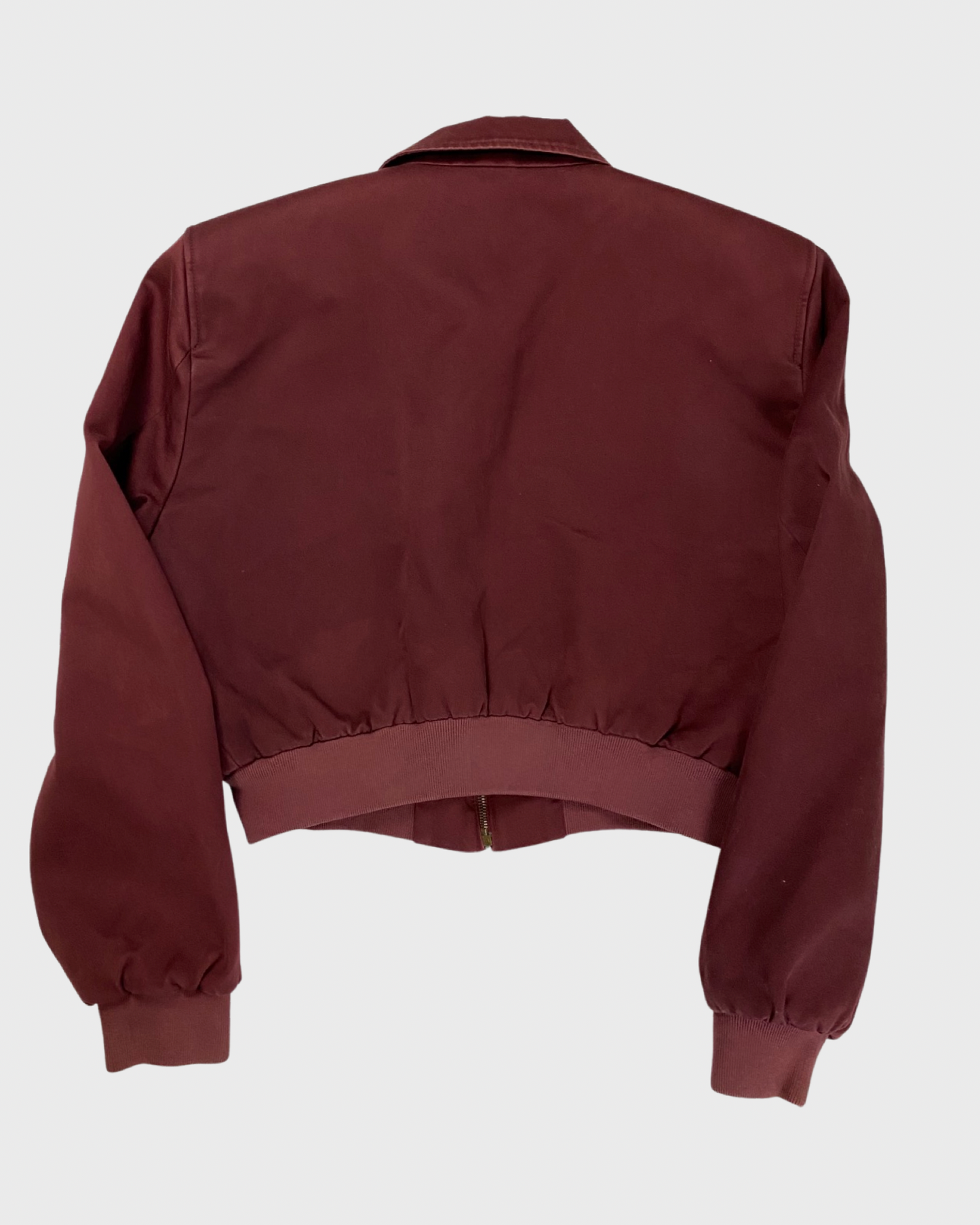 Balenciaga SS17 baracuta cropped boxy jacket with shoulder pads SZ:M