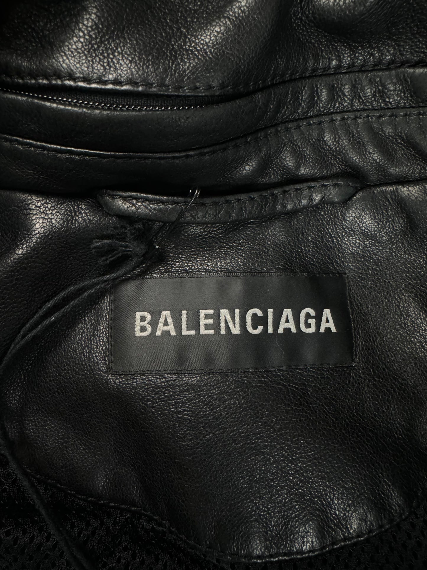 Balenciaga SUPer soft lamb leather 3B logo trackjacket SZ:2