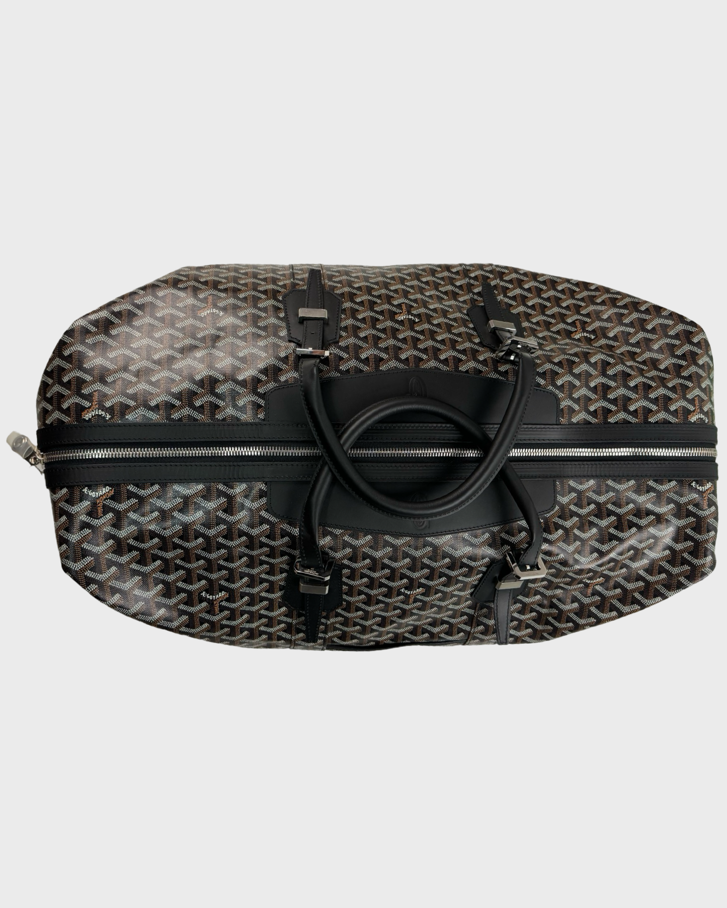 Goyard Boeing 55 Travel Duffle Bag in black SZ:OS