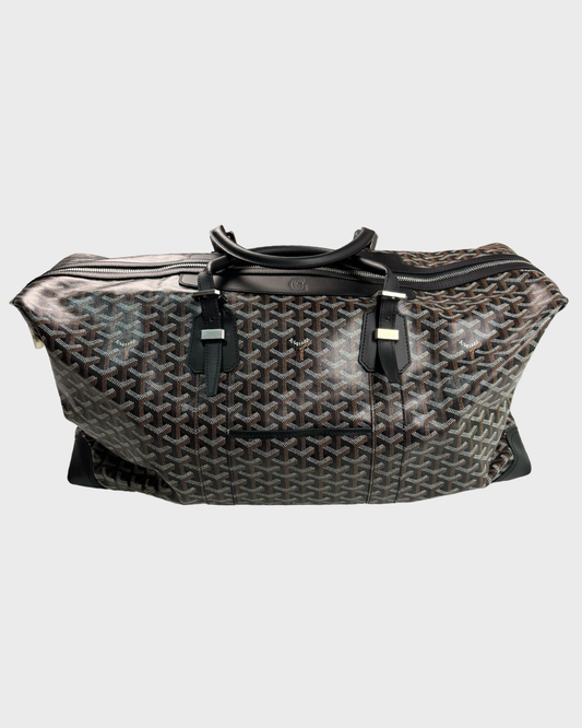 Goyard Boeing 55 Travel Duffle Bag in black SZ:OS